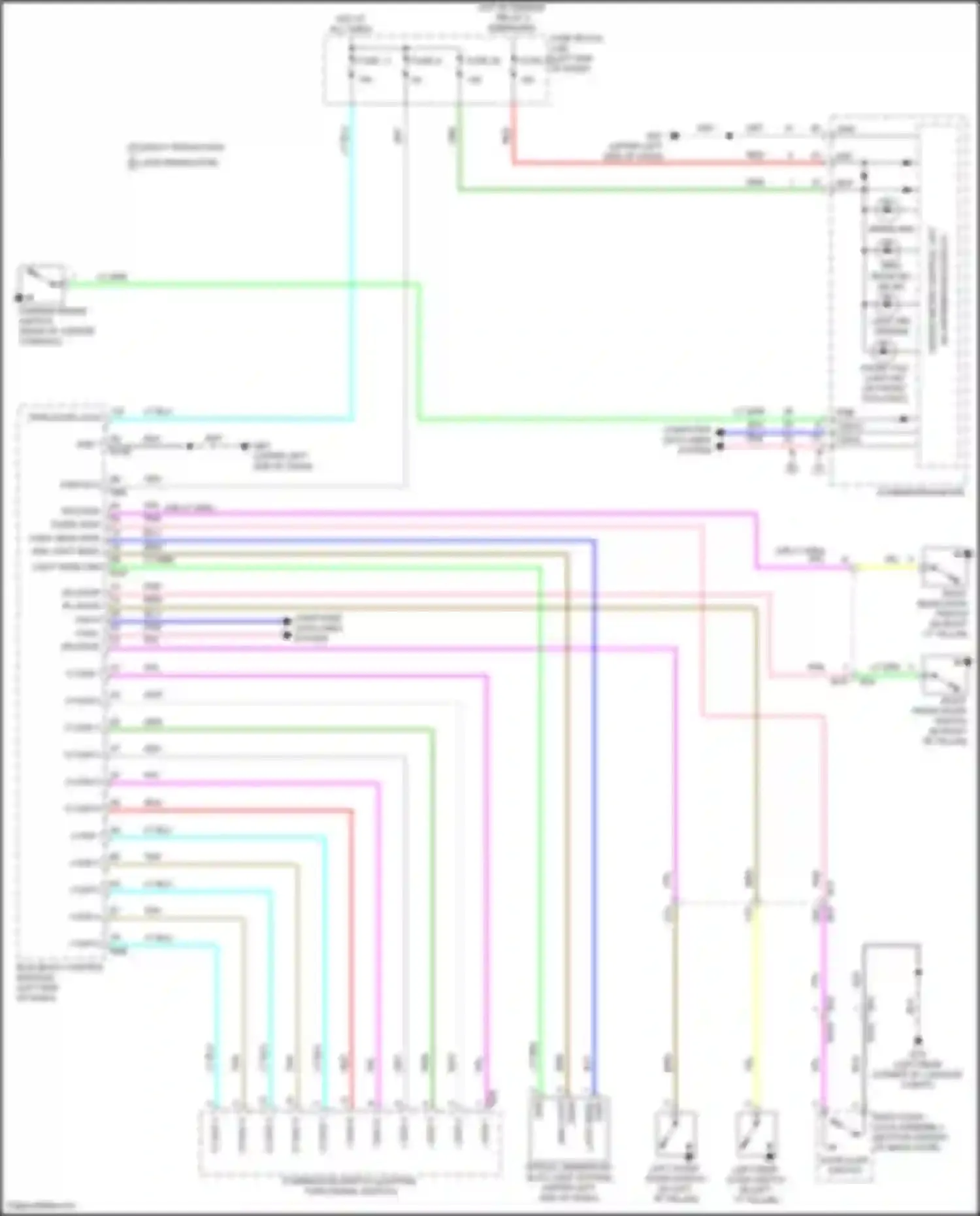 Kicks Nissan I facelift (2020-2024): Headlights circuit (1 of 2)