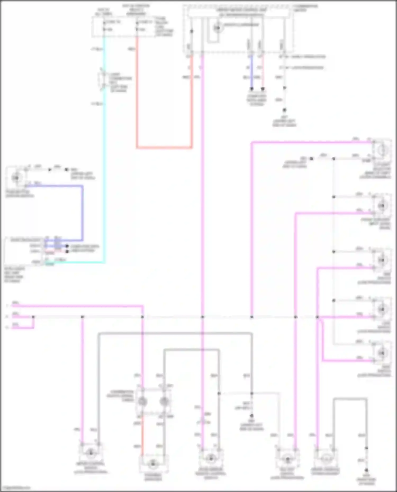 Kicks Nissan I facelift (2020-2024): Instrument illumination circuit (2 of 2)