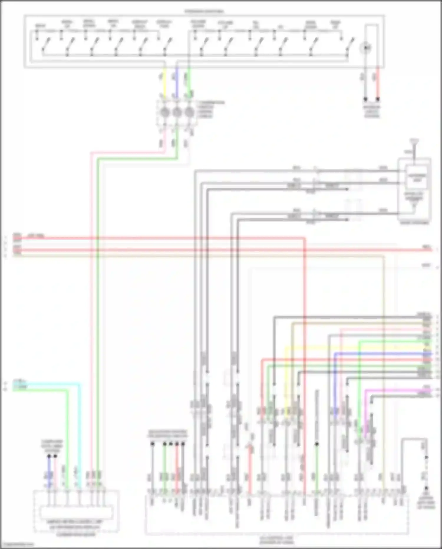 Kicks Nissan I facelift (2020-2024): Navigation circuit, w/ bose (2 of 3)