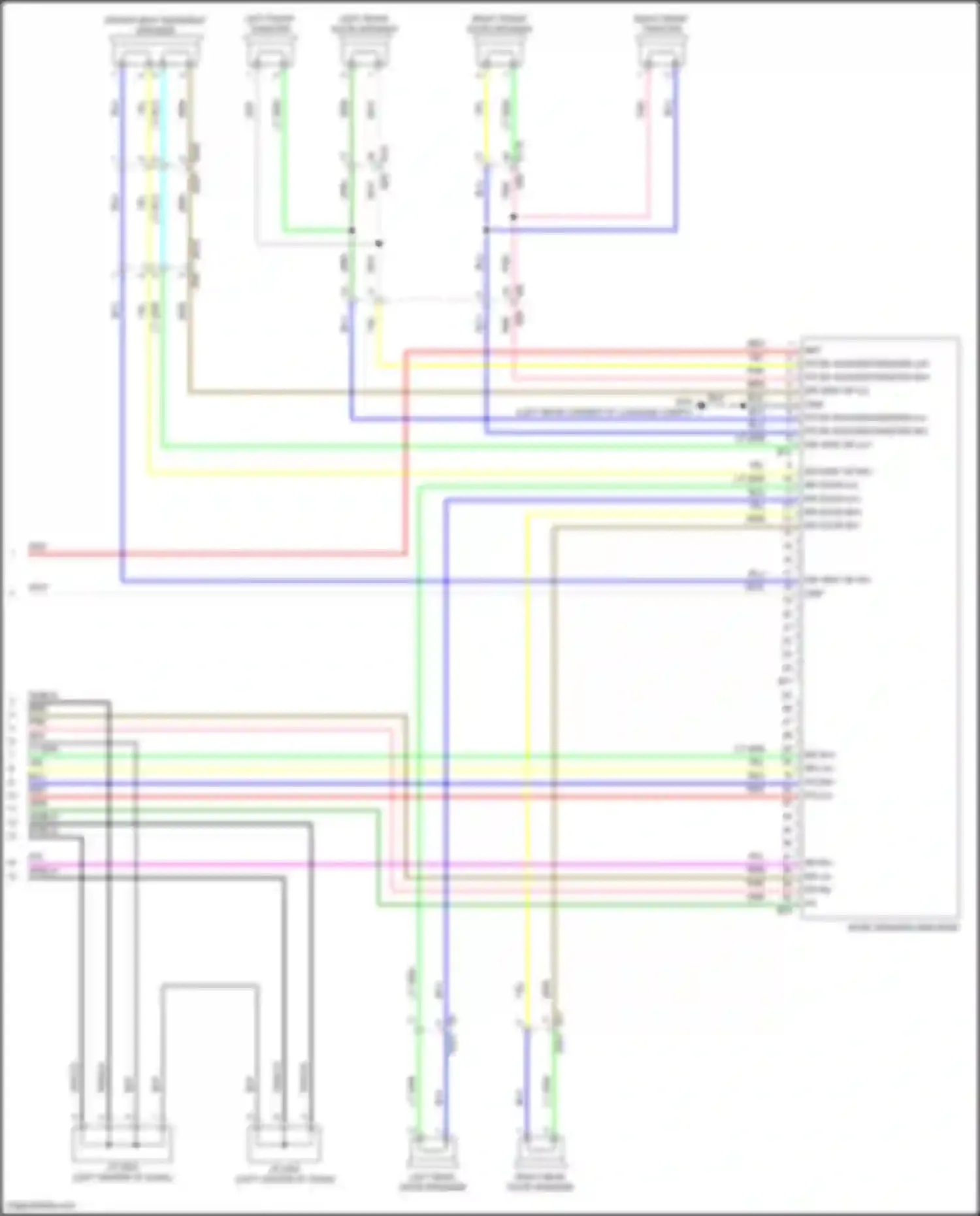 Kicks Nissan I facelift (2020-2024): Navigation circuit, w/ bose (3 of 3)