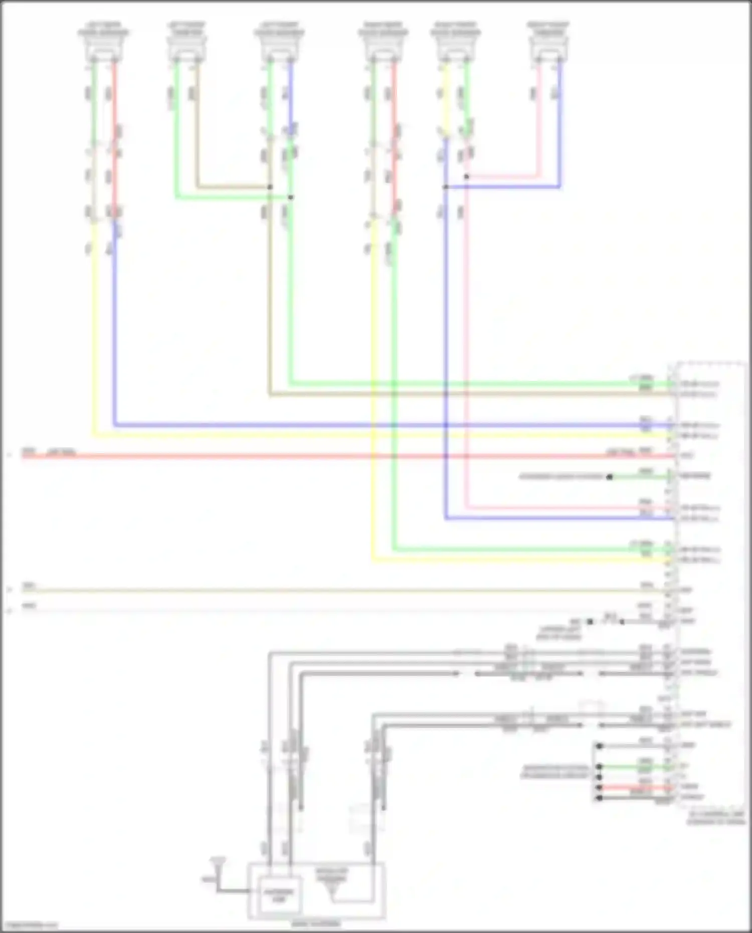 Kicks Nissan I facelift (2020-2024): Navigation circuit, w/o bose (3 of 3)