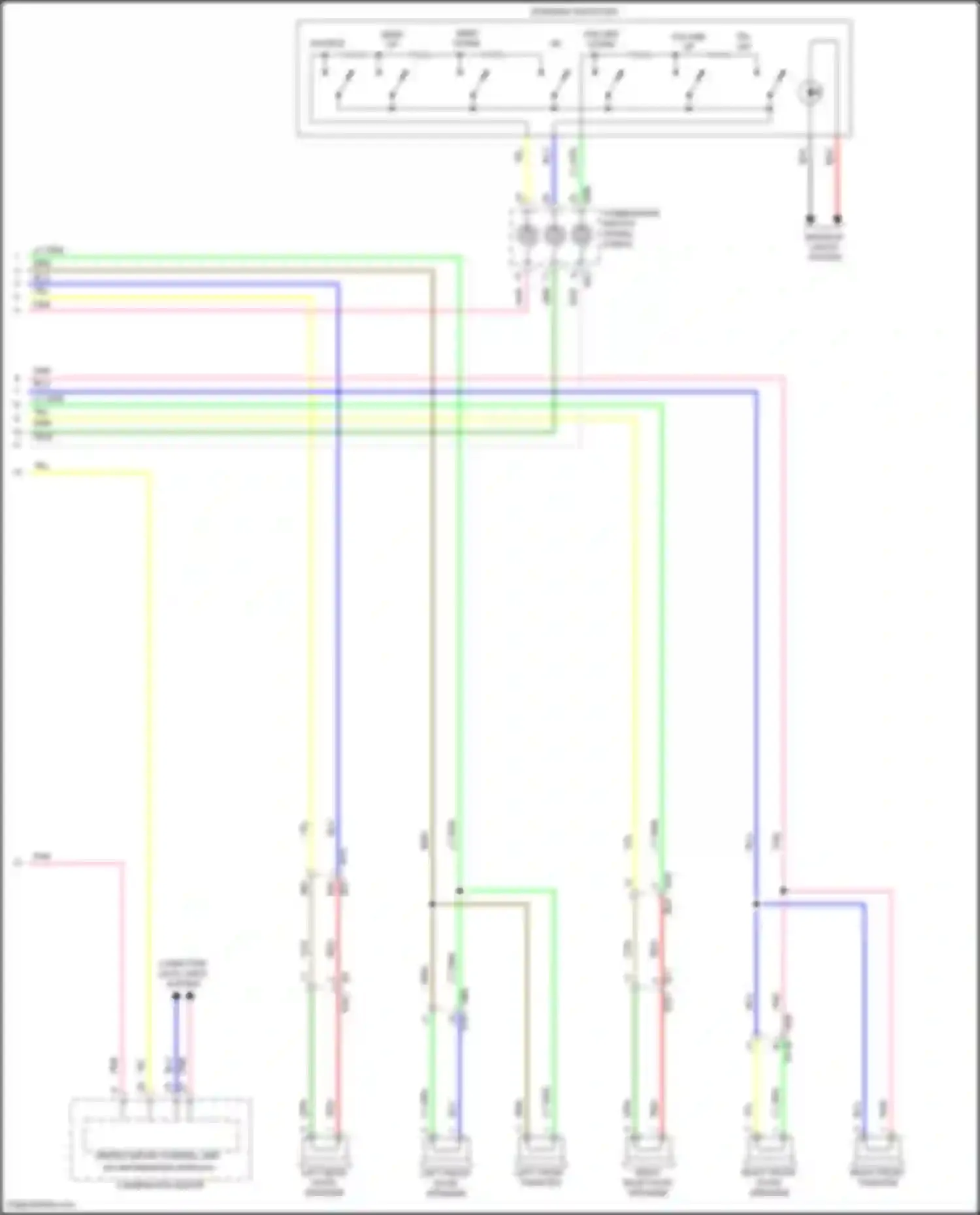 Kicks Nissan I facelift (2020-2024): Base radio circuit (2 of 2)