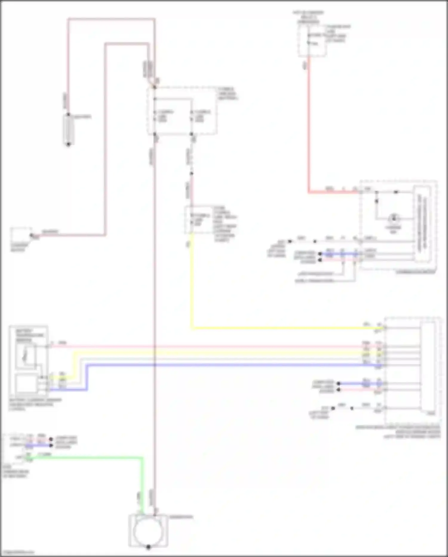 Kicks Nissan I facelift (2020-2024): Charging circuit