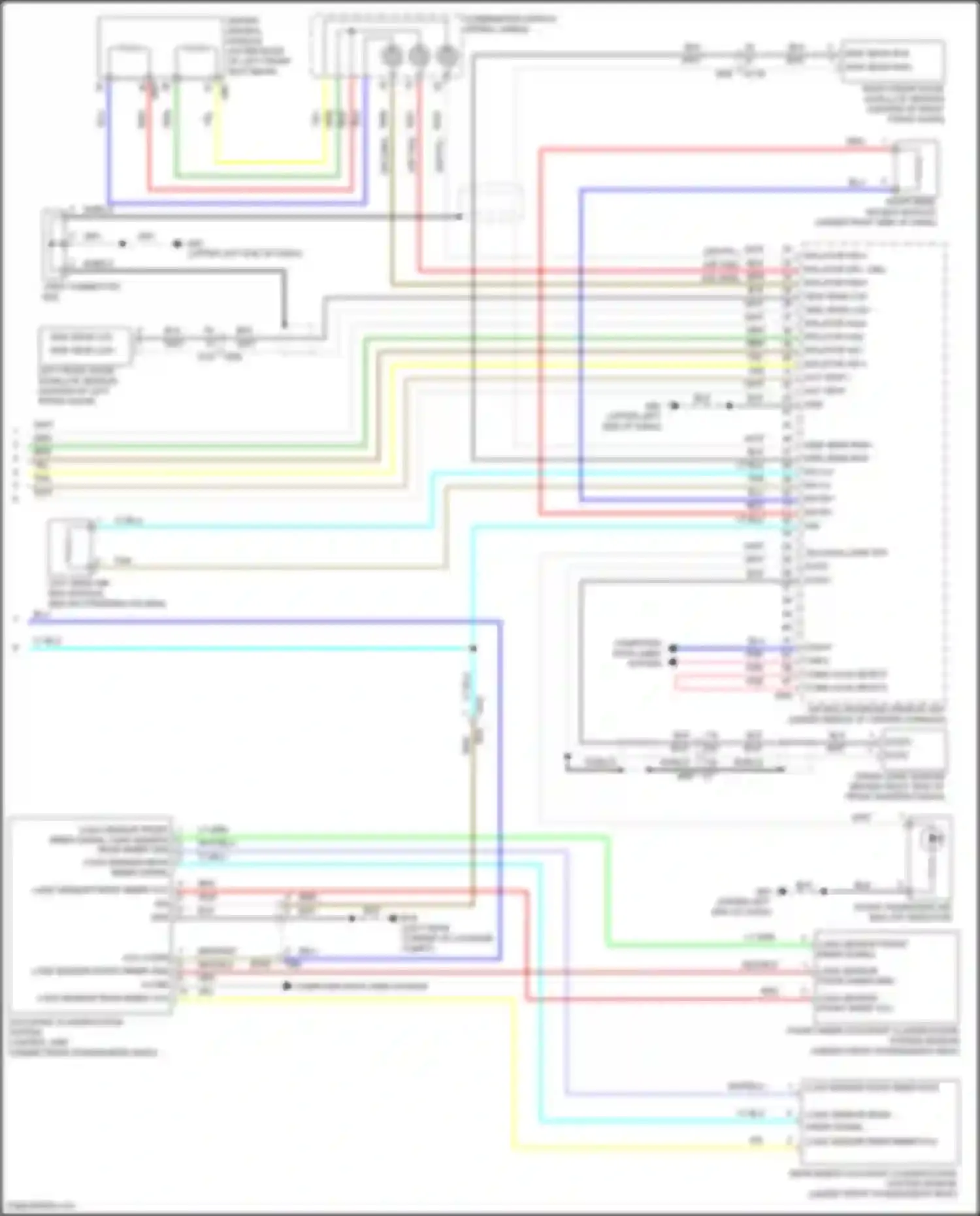 Kicks Nissan I facelift (2020-2024): Supplemental restraints circuit (3 of 3)