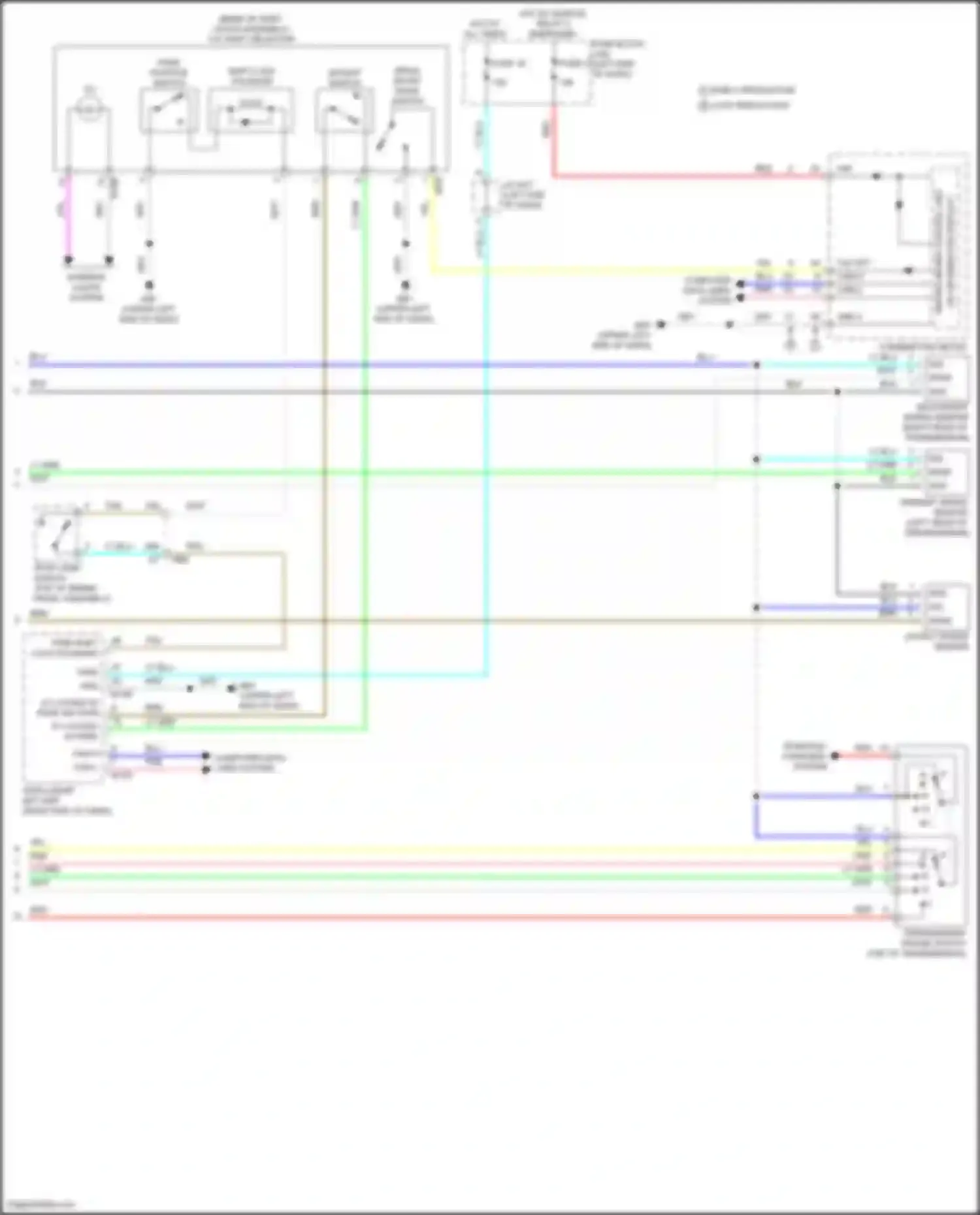 Kicks Nissan I facelift (2020-2024): Transmission circuit (2 of 2)