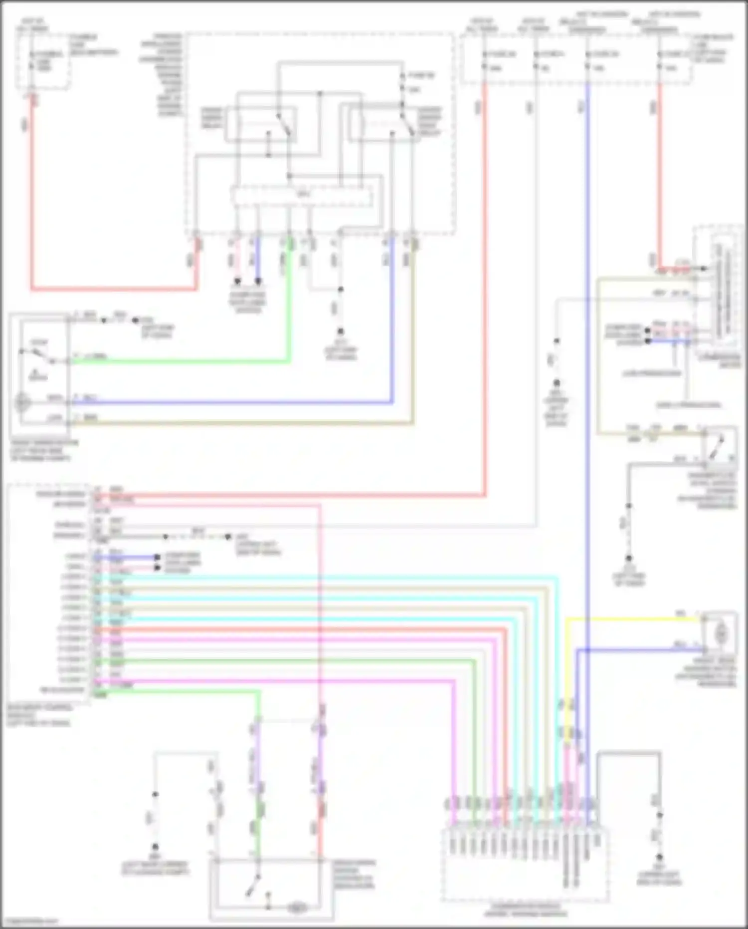 Kicks Nissan I facelift (2020-2024): Wiper/washer circuit
