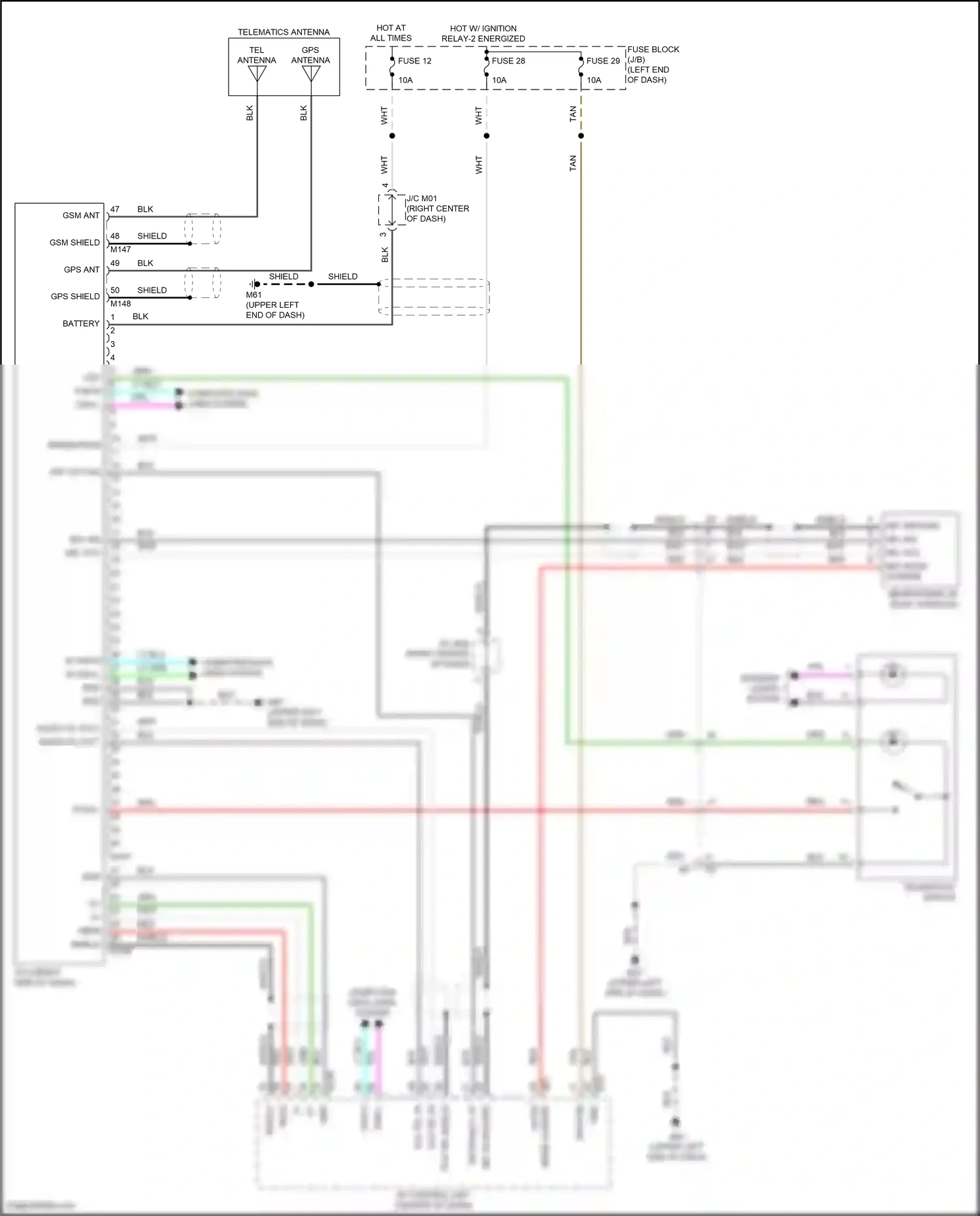 Wiring diagram computer data lines system for Nissan Kicks I facelift (2020-2024) (9 of 61)