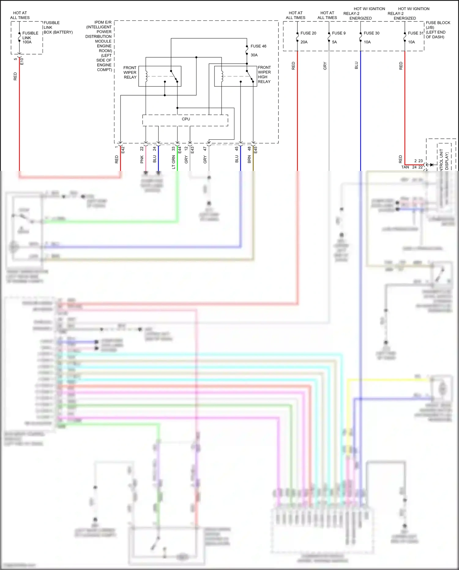 Wiring diagram computer data lines system for Nissan Kicks I facelift (2020-2024) (40 of 61)