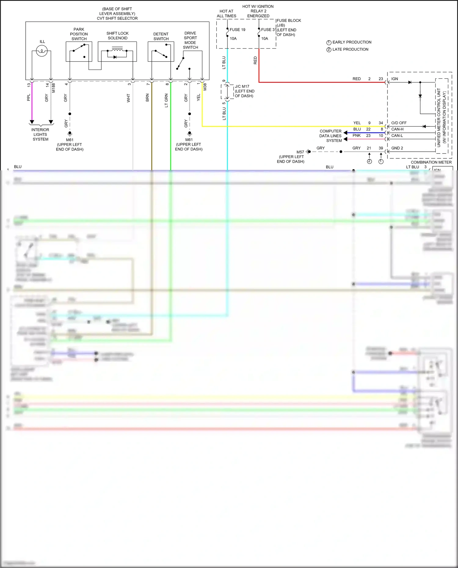 Wiring diagram computer data lines system for Nissan Kicks I facelift (2020-2024) (59 of 61)