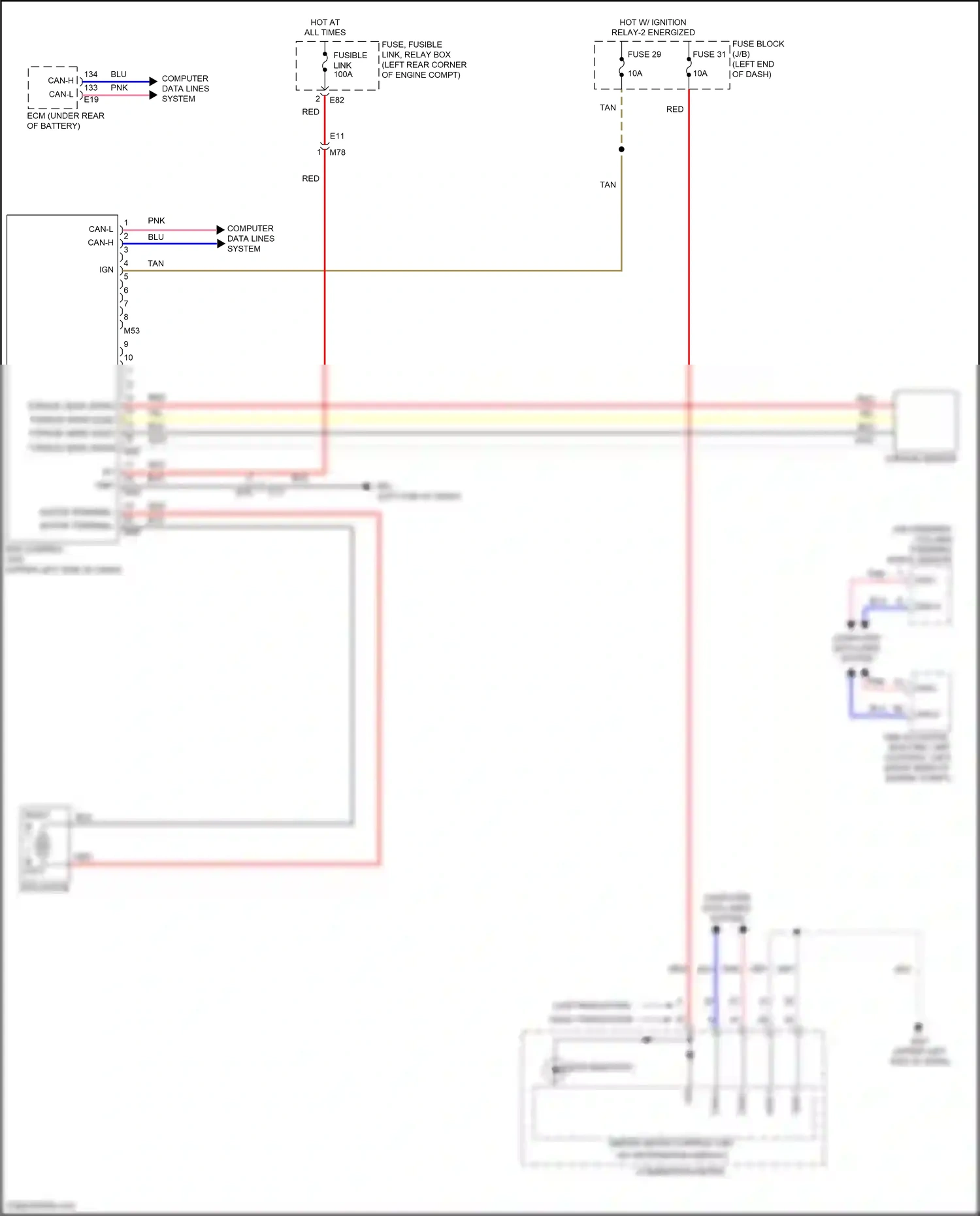 Wiring diagram eps control unit for Nissan Kicks I facelift (2020-2024) (2 of 5)
