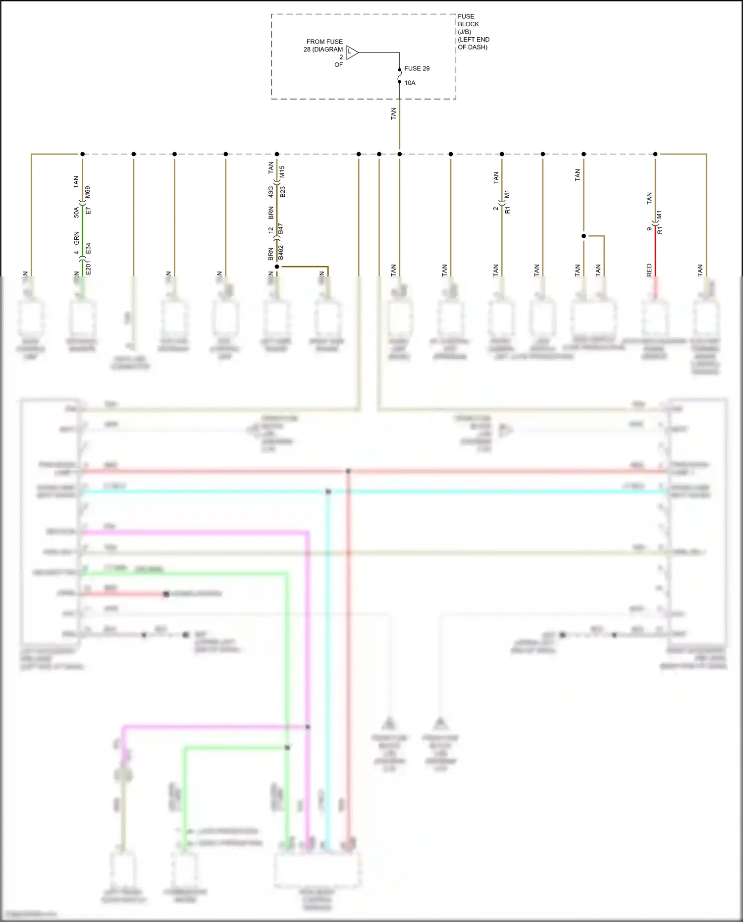 Wiring diagram eps control unit for Nissan Kicks I facelift (2020-2024) (5 of 5)