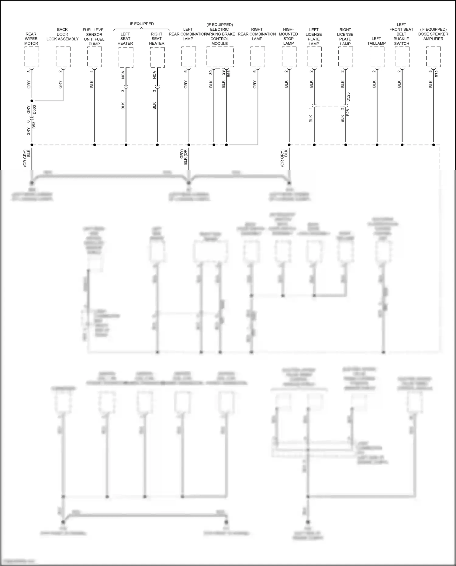 Wiring diagram occupant classification system control unit for Nissan Kicks I facelift (2020-2024) (2 of 4)