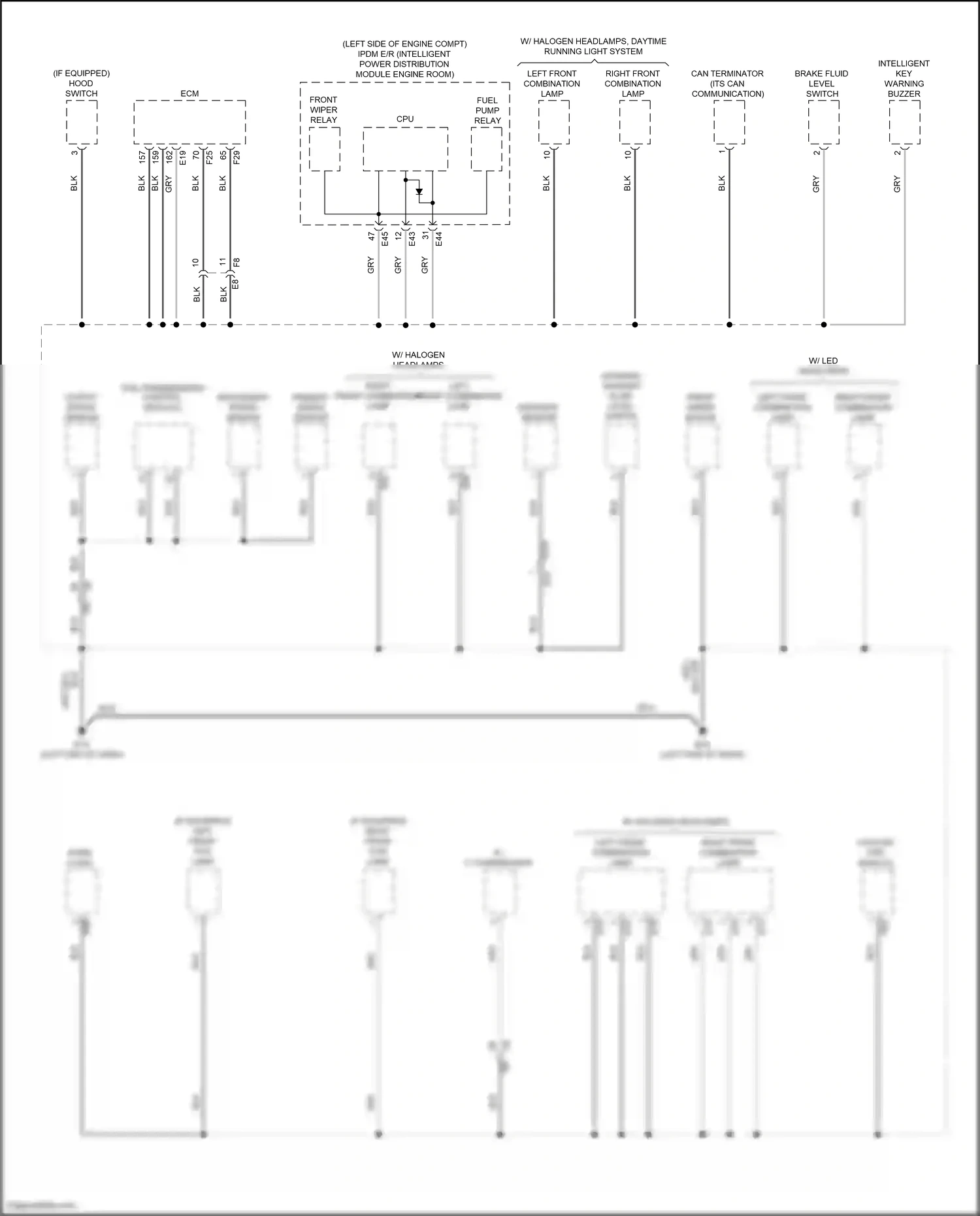 Wiring diagram secondary speed sensor for Nissan Kicks I facelift (2020-2024) (2 of 4)