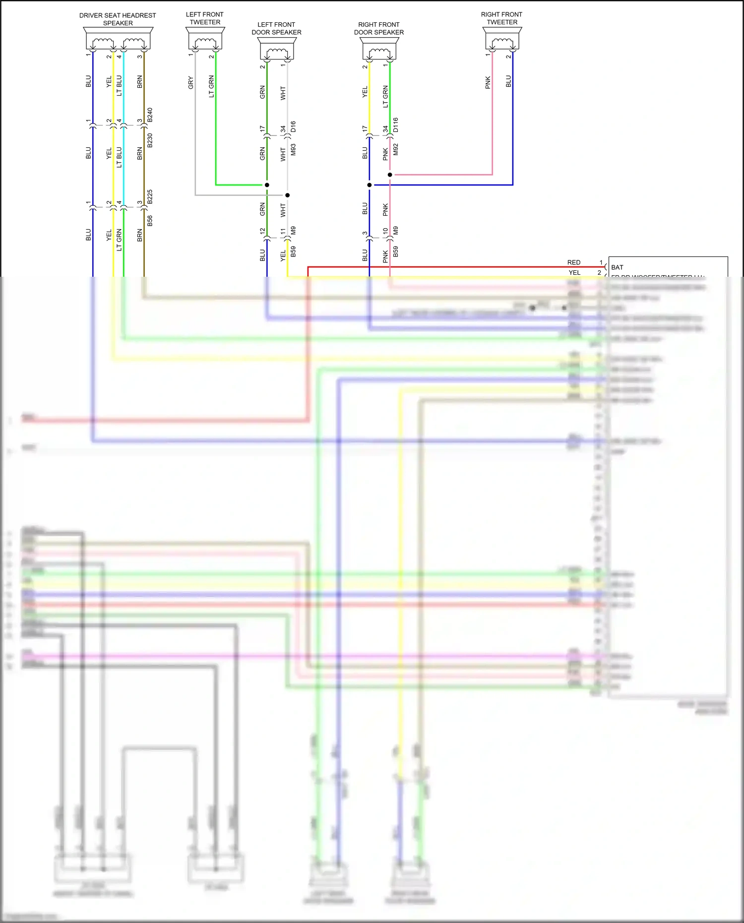 Wiring diagram blu for Nissan Kicks I (2016-2020) (26 of 78)
