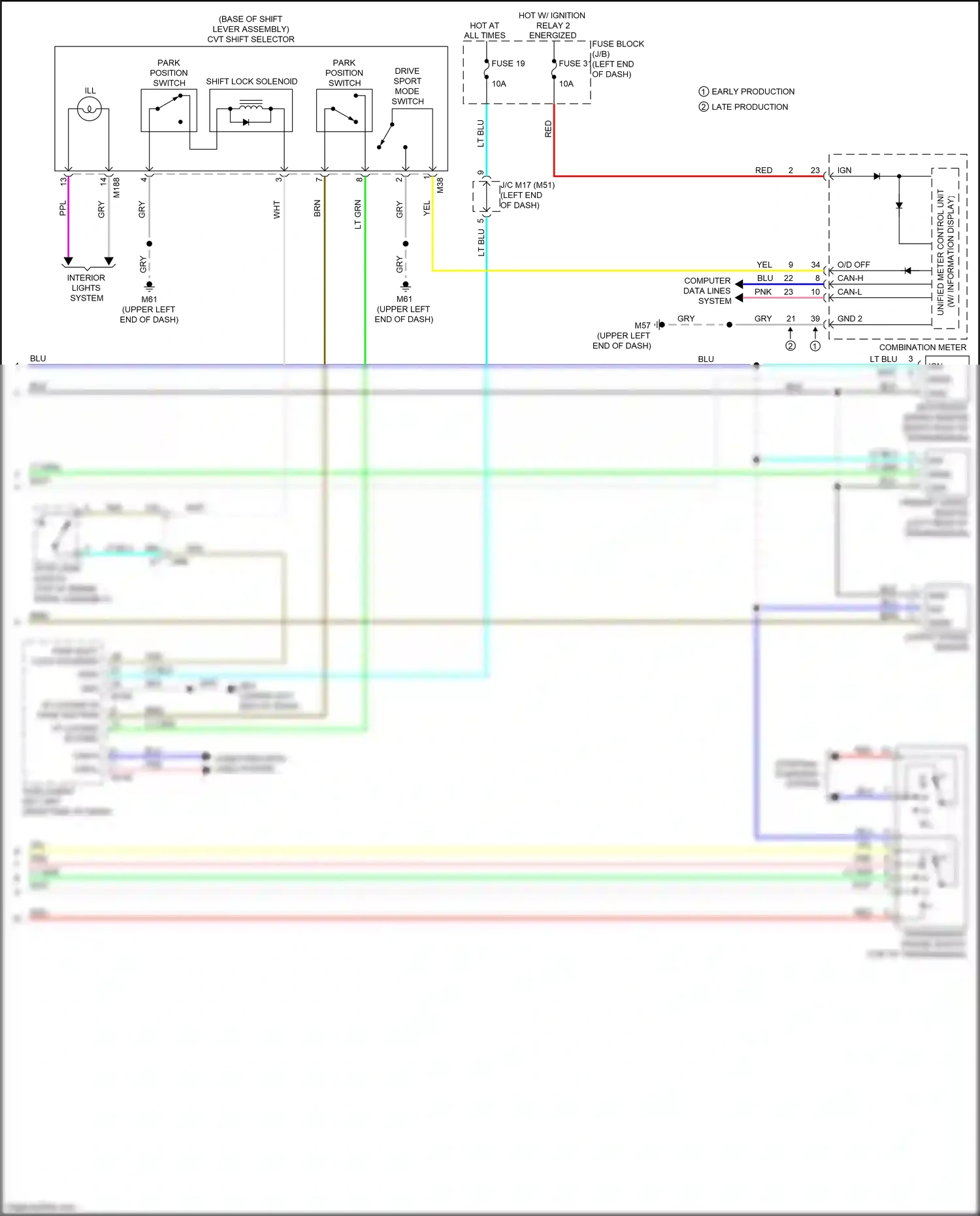Wiring diagram blu for Nissan Kicks I (2016-2020) (72 of 78)