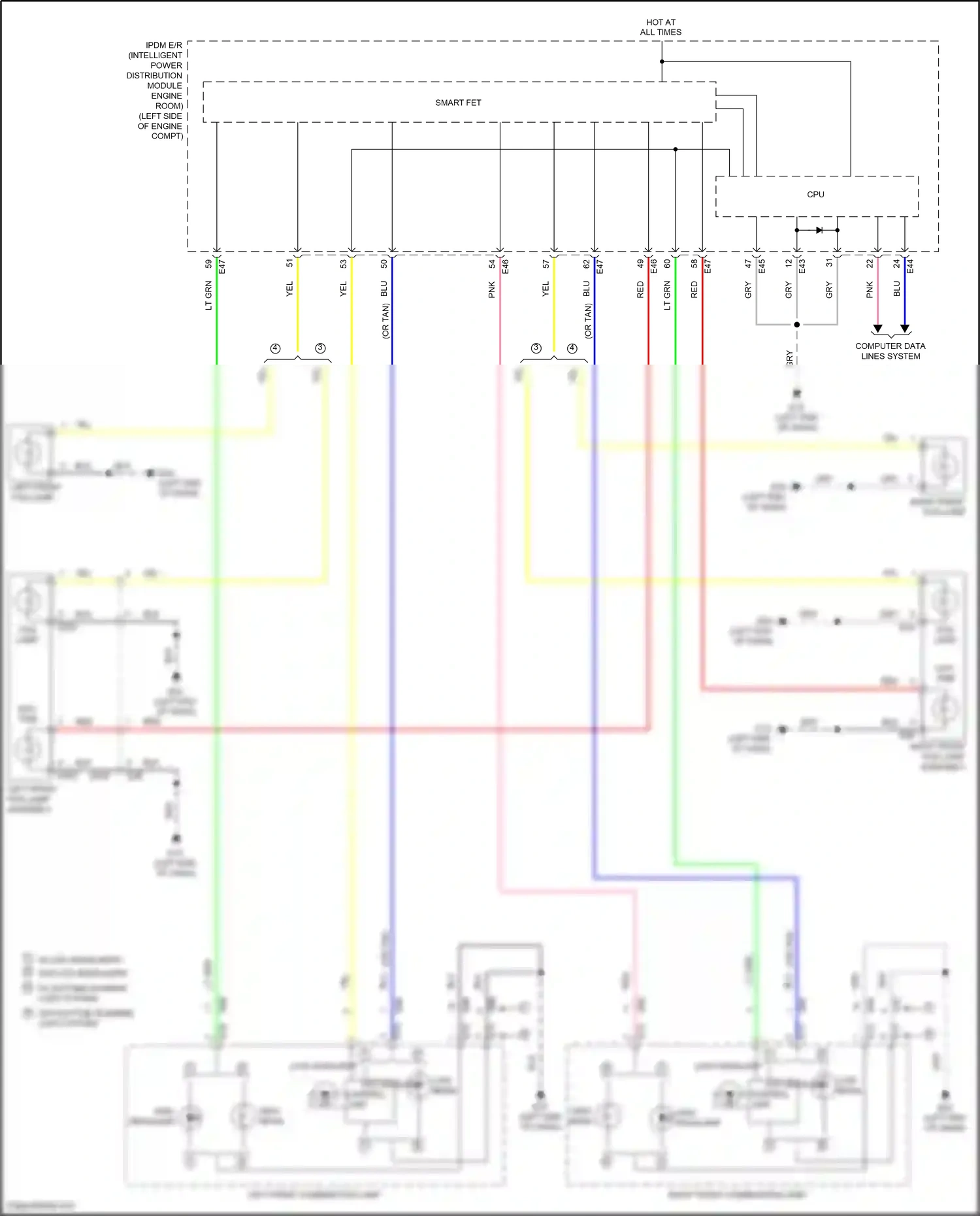 Wiring diagram blu for Nissan Kicks I (2016-2020) (67 of 78)