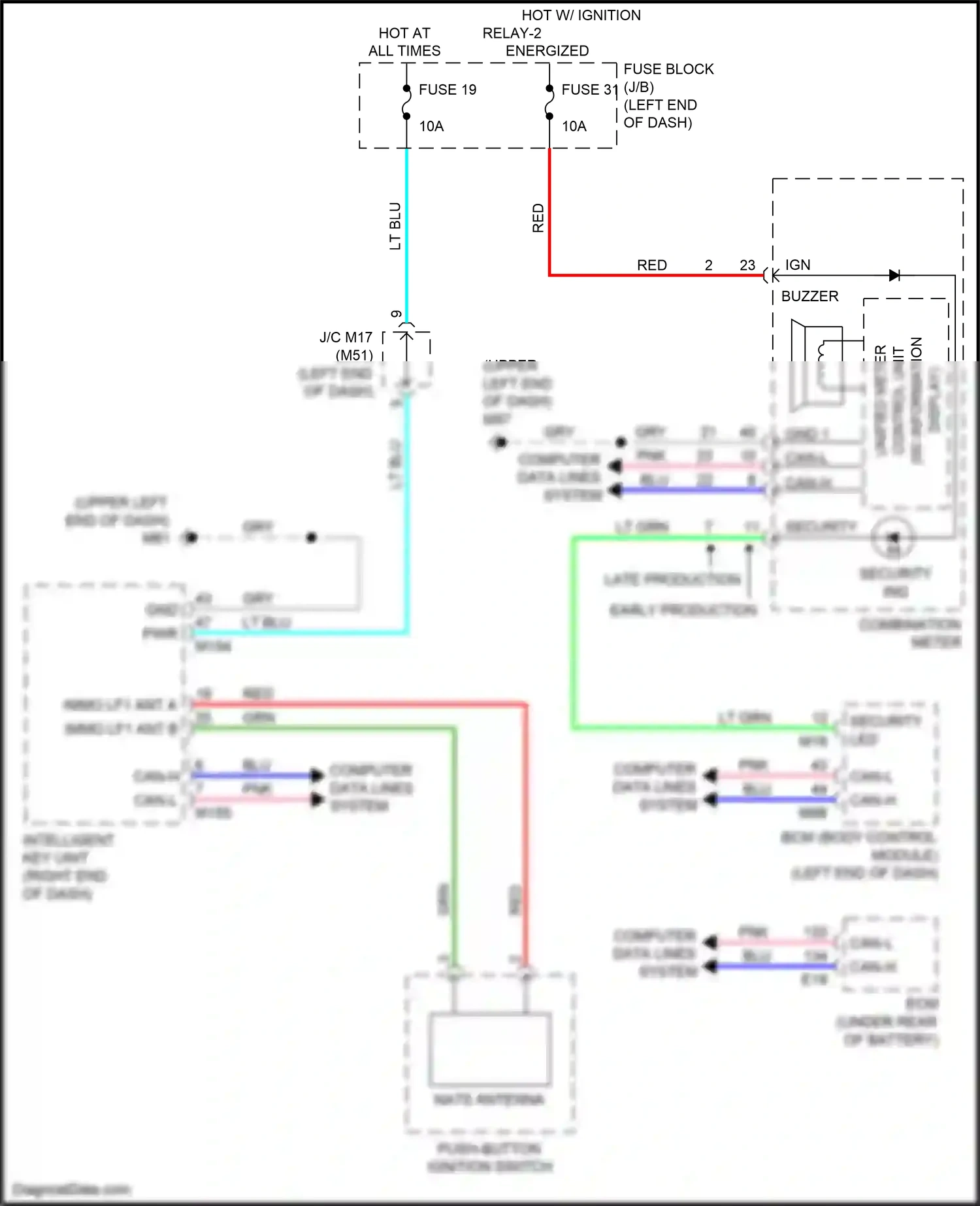 Wiring diagram blu for Nissan Kicks I (2016-2020) (39 of 78)