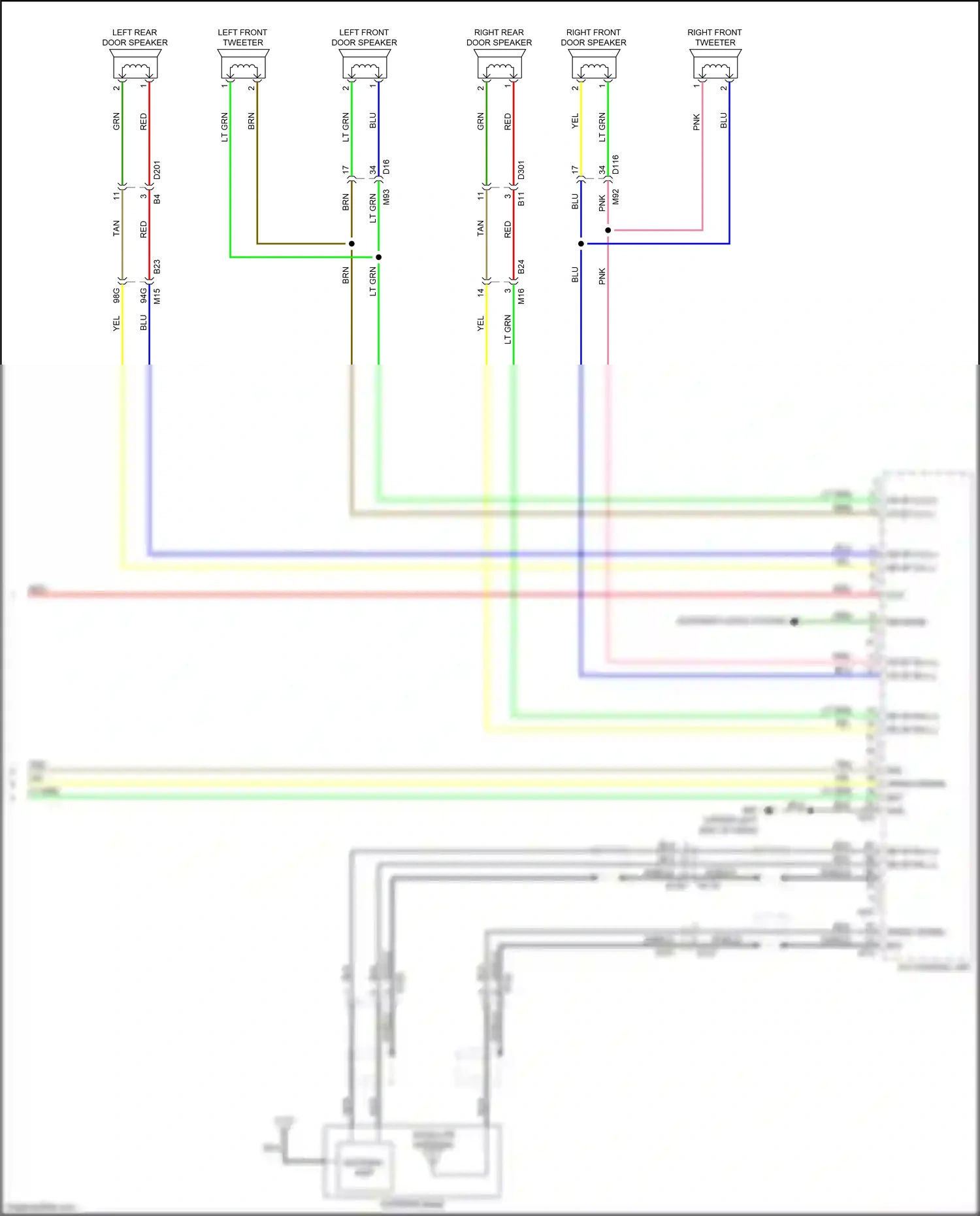 Wiring diagram blu for Nissan Kicks I (2016-2020) (29 of 78)