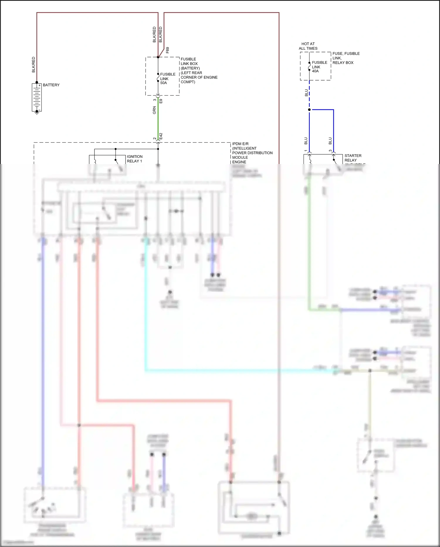 Wiring diagram blu for Nissan Kicks I (2016-2020) (40 of 78)