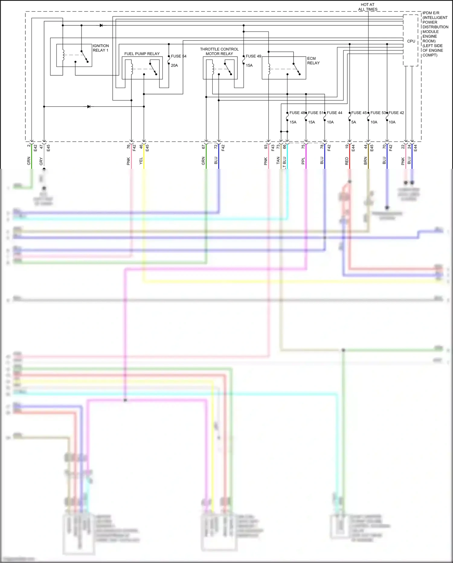 Wiring diagram blu for Nissan Kicks I (2016-2020) (74 of 78)