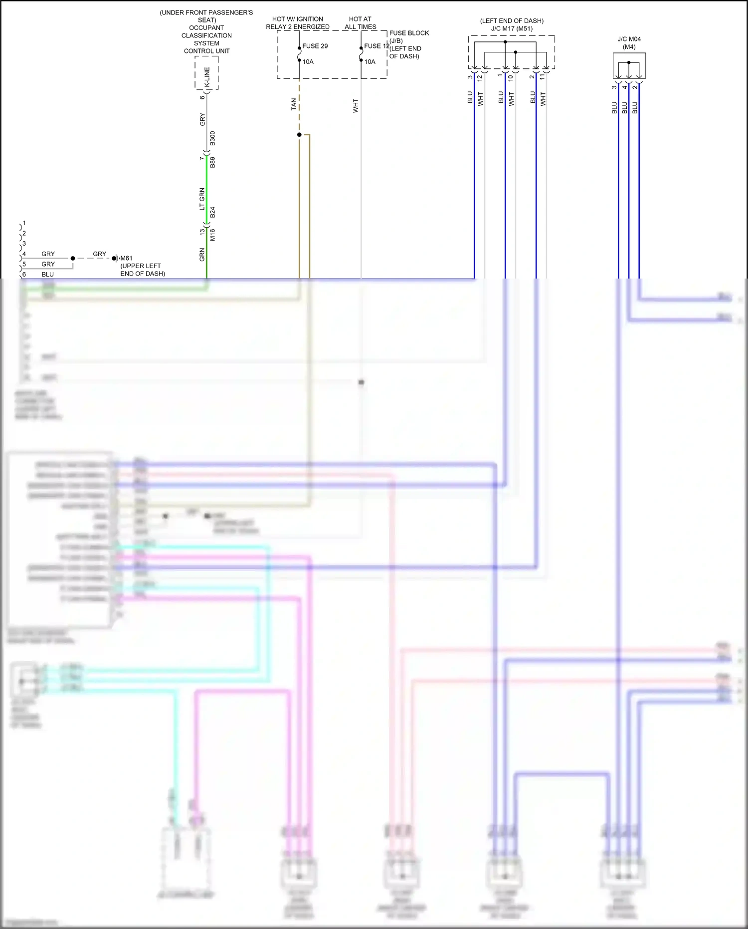 Wiring diagram blu for Nissan Kicks I (2016-2020) (52 of 78)