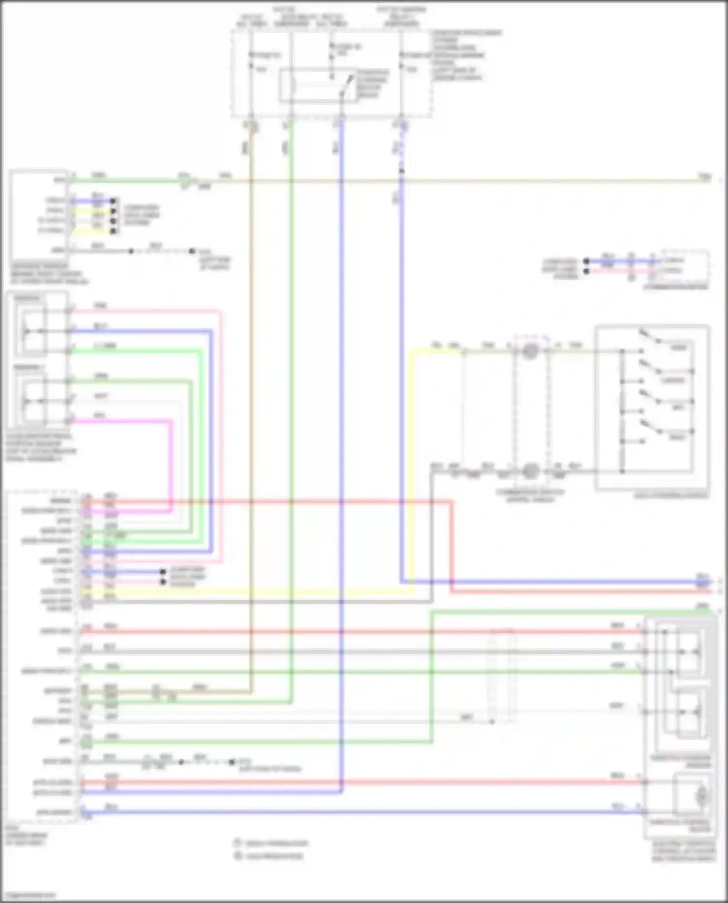 Wiring diagram combination meter for Nissan Kicks I (2016-2020) (15 of 26)
