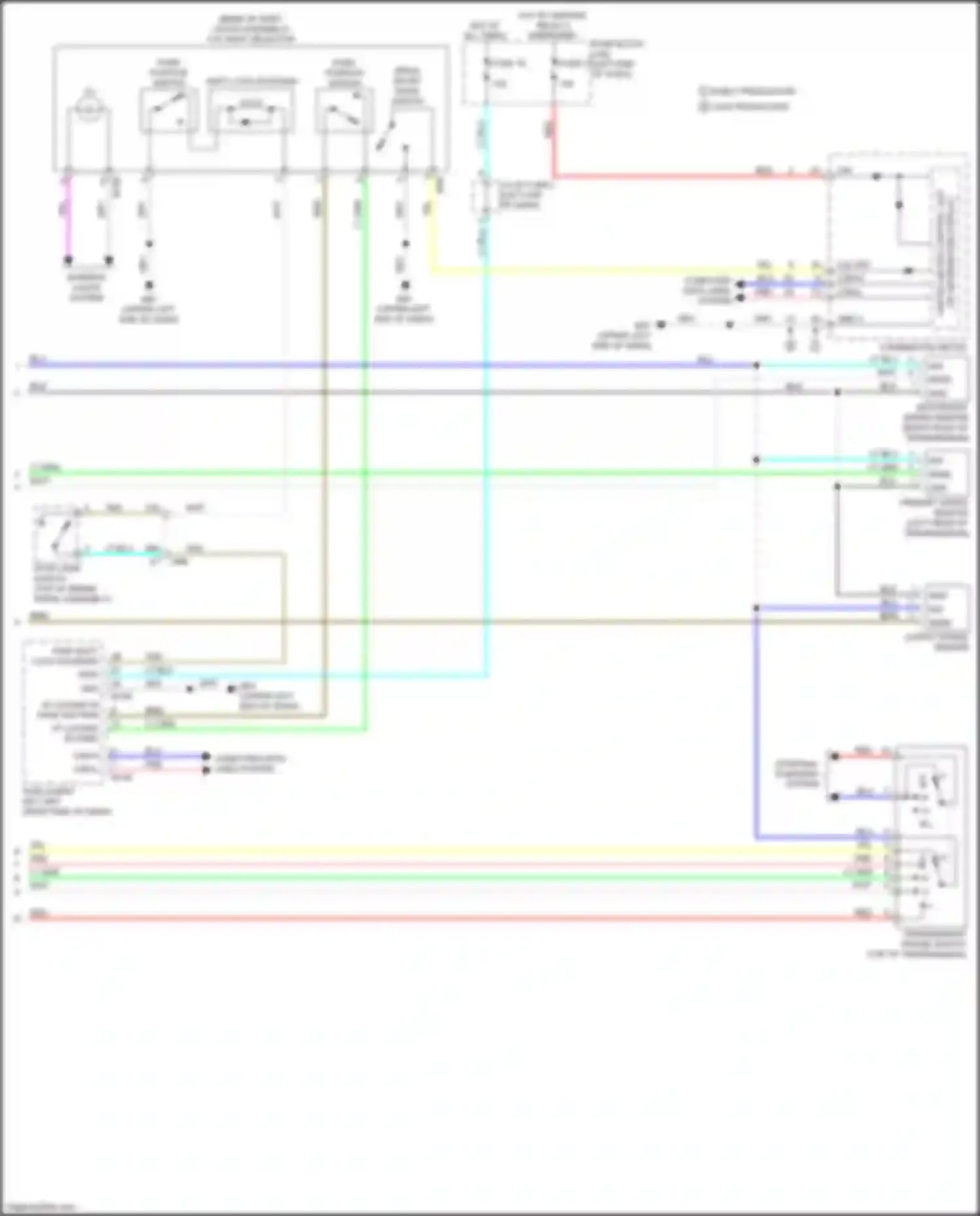 Wiring diagram combination meter for Nissan Kicks I (2016-2020) (24 of 26)