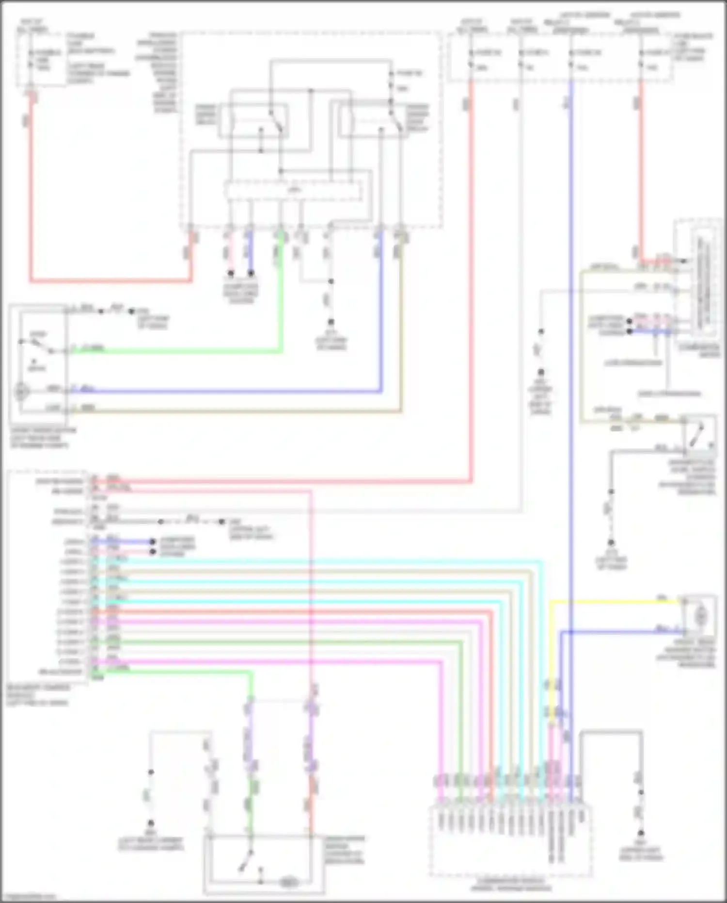 Wiring diagram computer data lines system for Nissan Kicks I (2016-2020) (20 of 58)