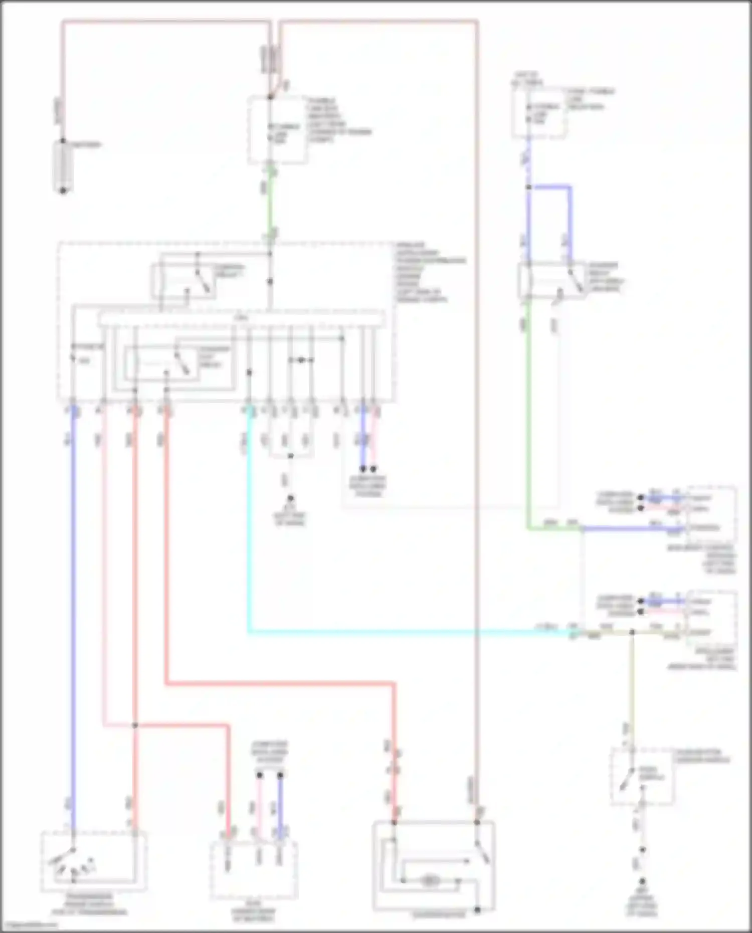 Wiring diagram computer data lines system for Nissan Kicks I (2016-2020) (38 of 58)