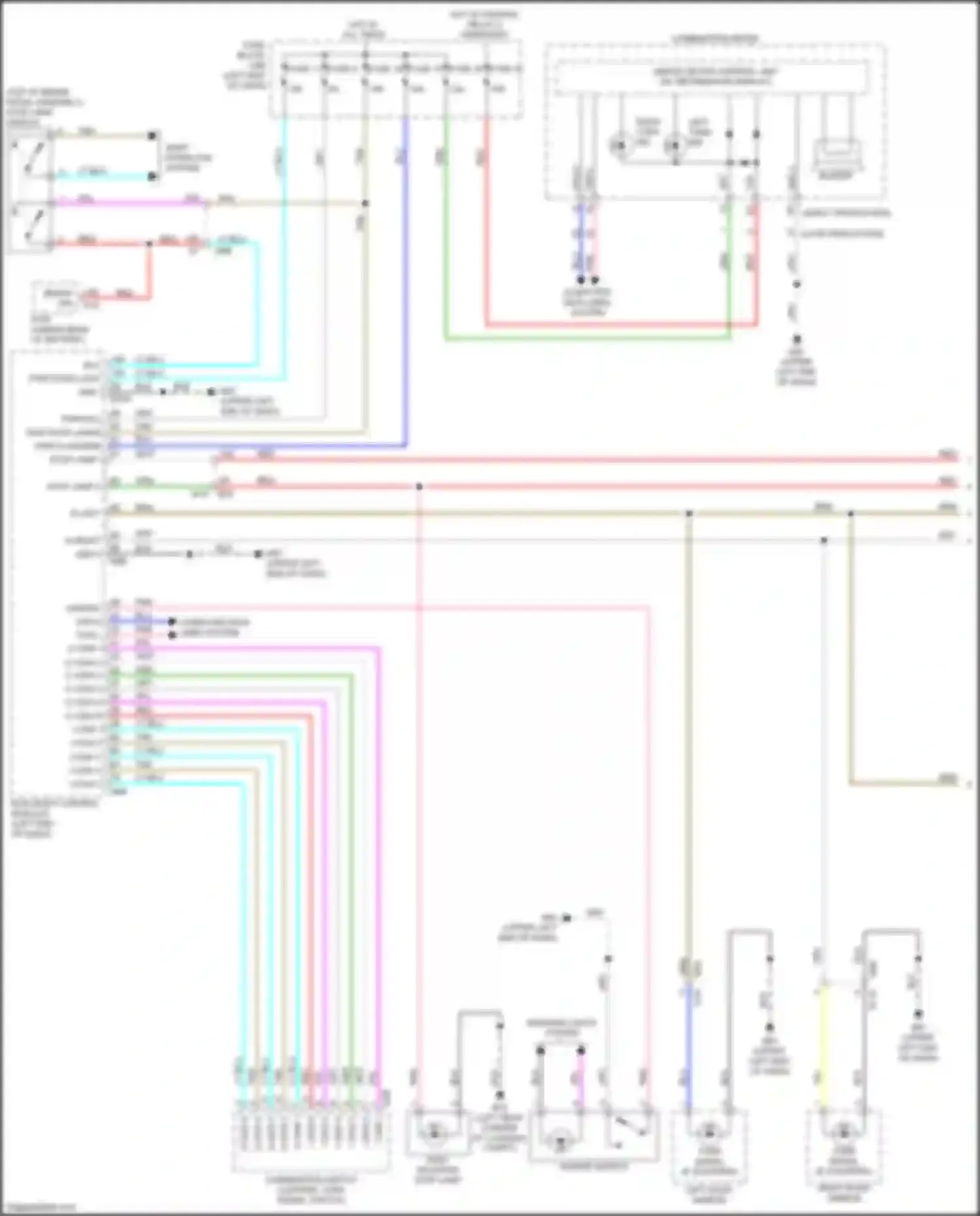 Wiring diagram computer data lines system for Nissan Kicks I (2016-2020) (44 of 58)