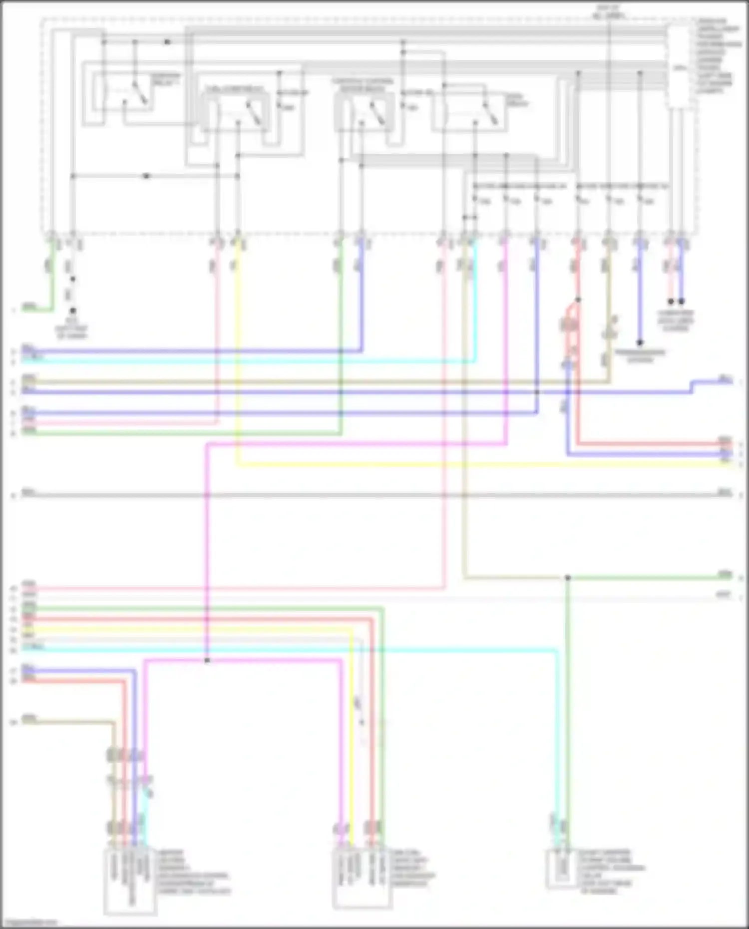 Wiring diagram fuse 53 for Nissan Kicks I (2016-2020) (4 of 4)