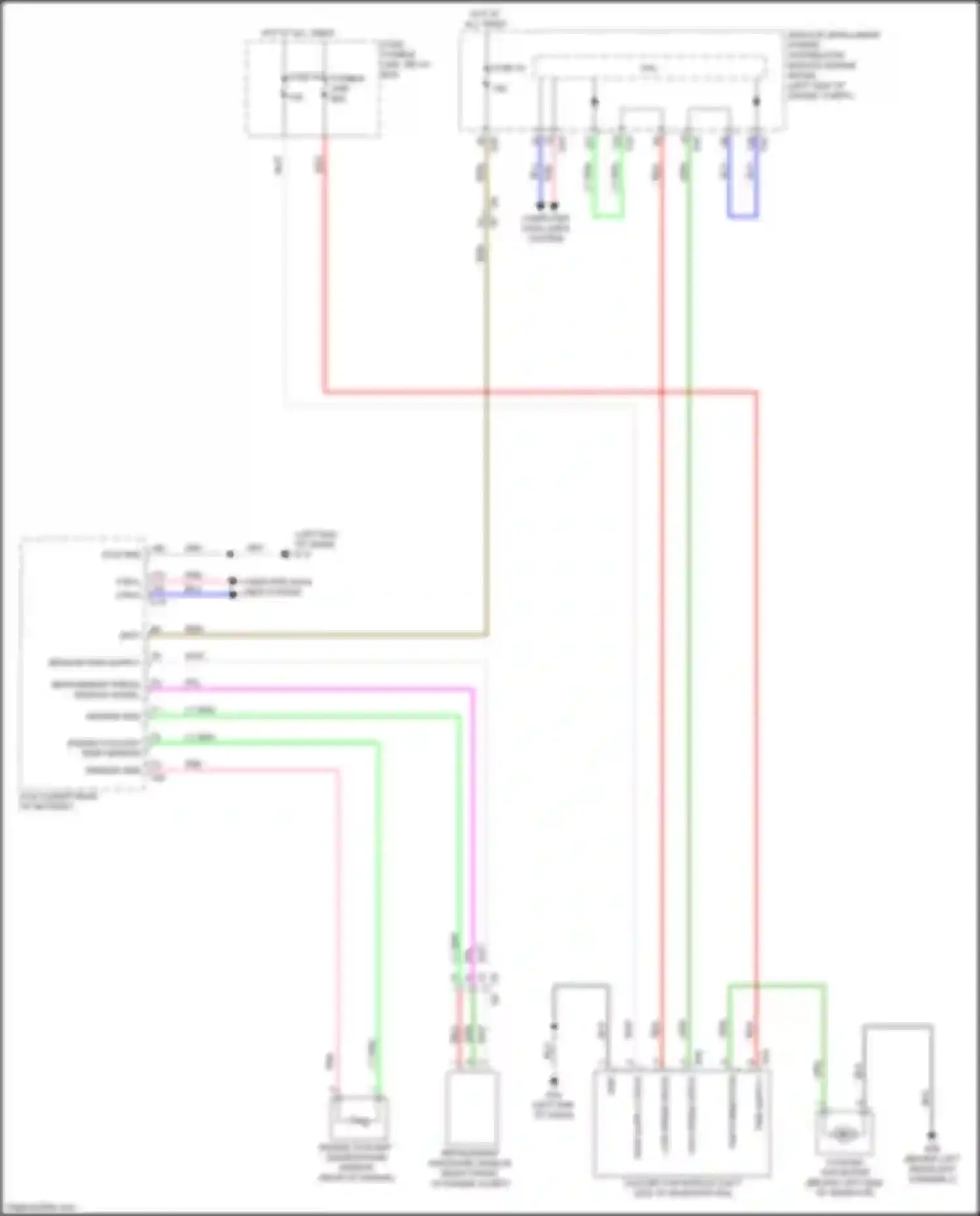 Wiring diagram fuse, fusible link, relay box for Nissan Kicks I (2016-2020) (3 of 14)