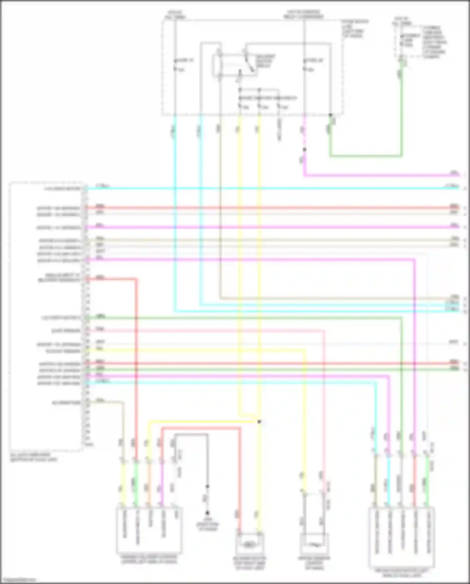 Wiring diagram intake sensor for Nissan Kicks I (2016-2020) (1 of 2)