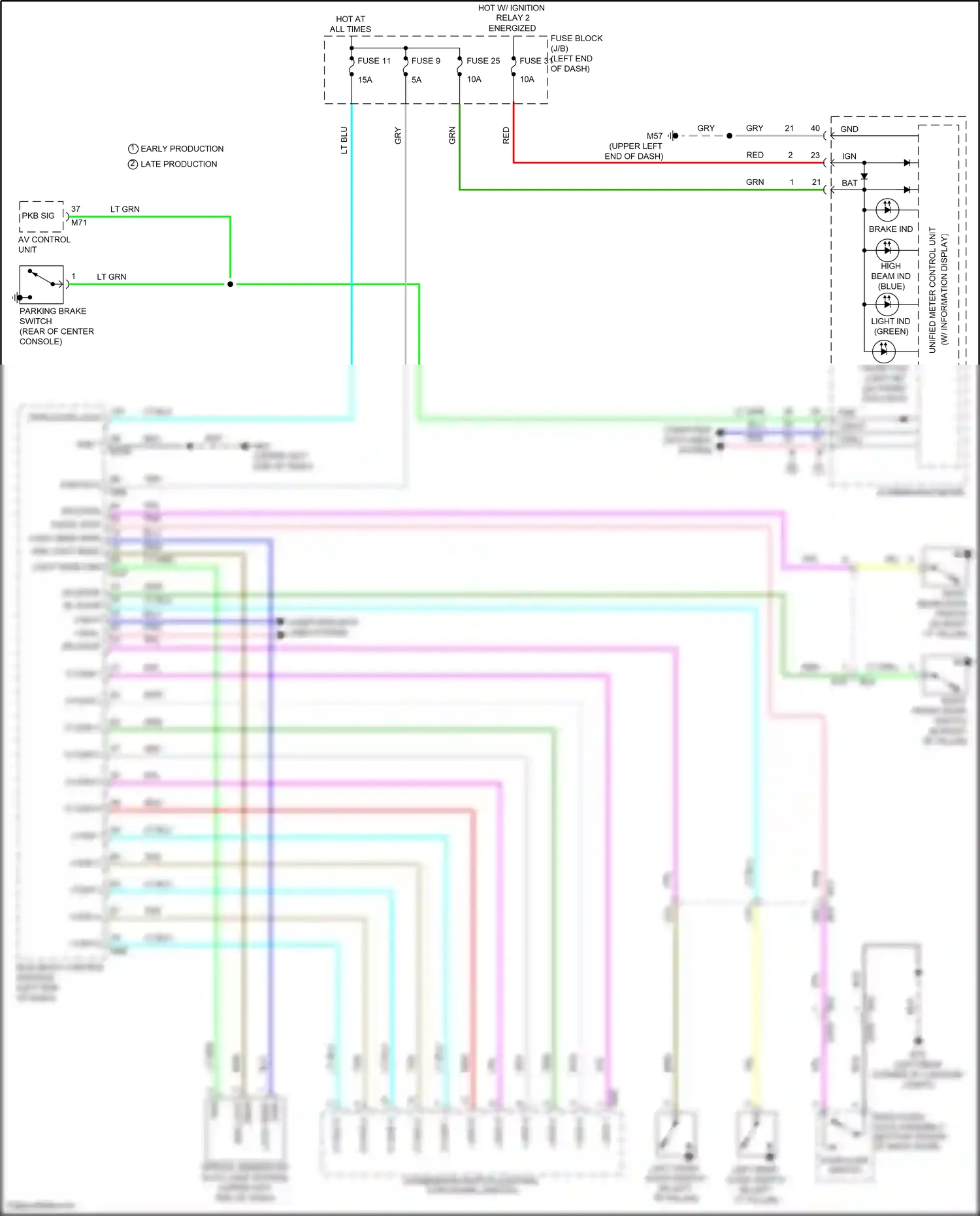 Wiring diagram red for Nissan Kicks I (2016-2020) (56 of 75)