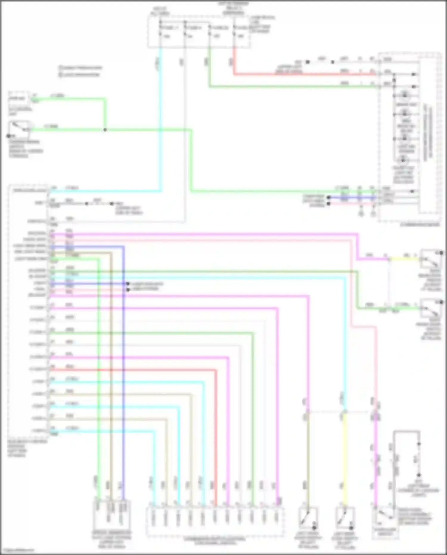 Wiring diagram w/ front fog light for Nissan Kicks I (2016-2020) (1 of 1)