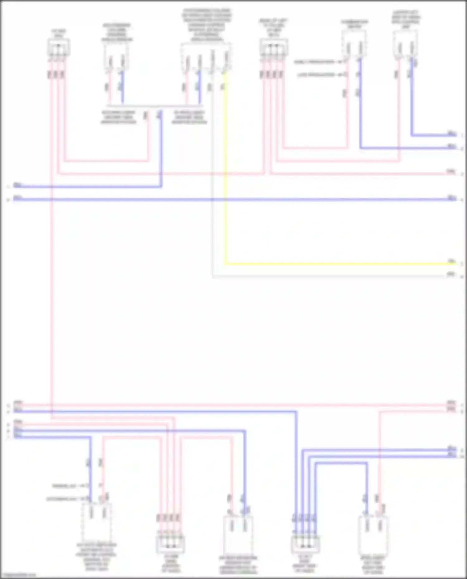 Wiring diagram w/ intelligent around view monitor system for Nissan Kicks I (2016-2020) (2 of 4)
