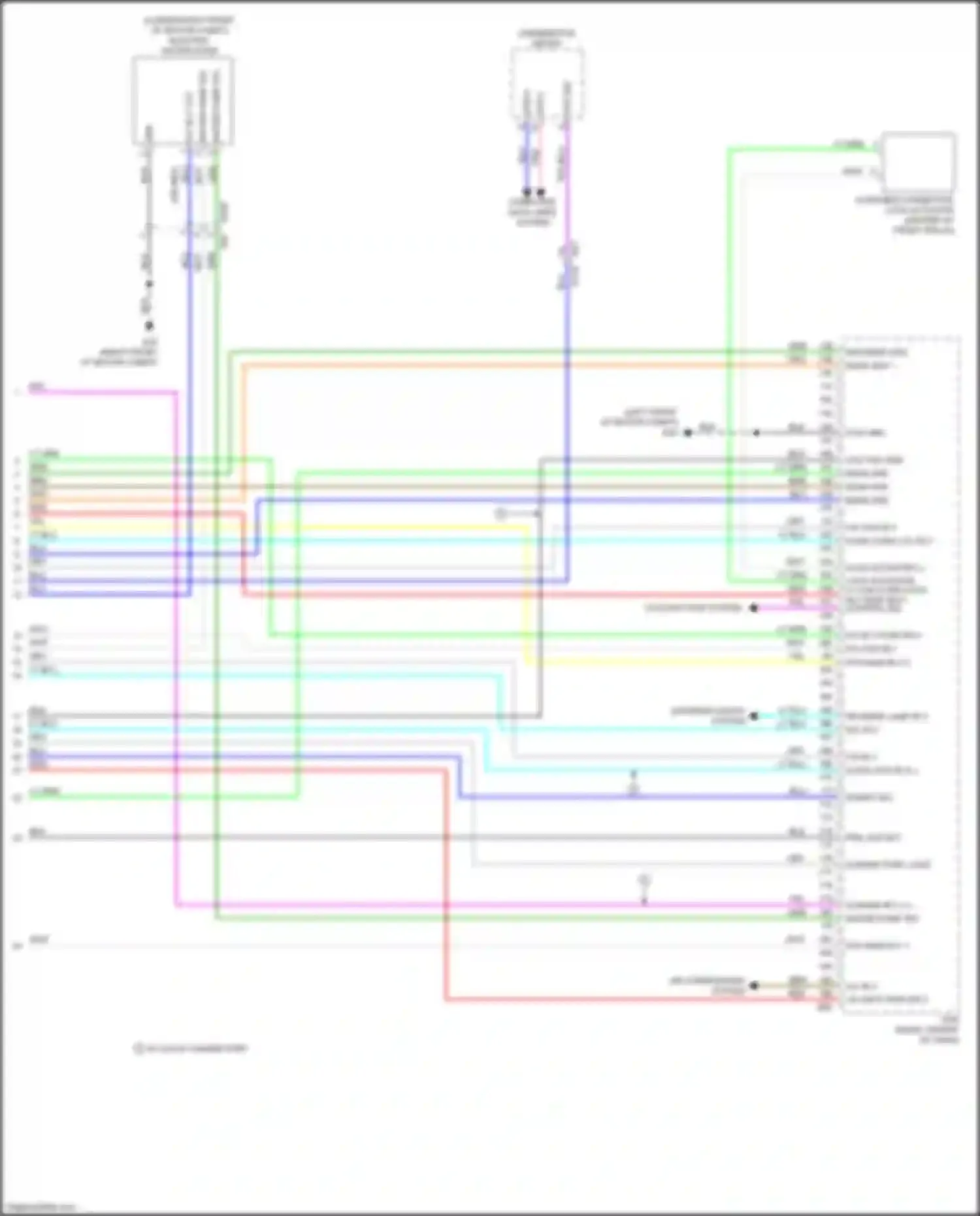 Wiring diagram a/c rly for Nissan Leaf II (2017-2024) (1 of 1)
