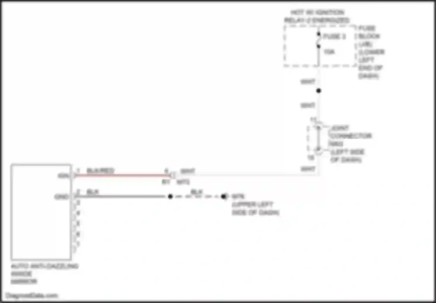Wiring diagram blk for Nissan Leaf II (2017-2024) (1 of 93)