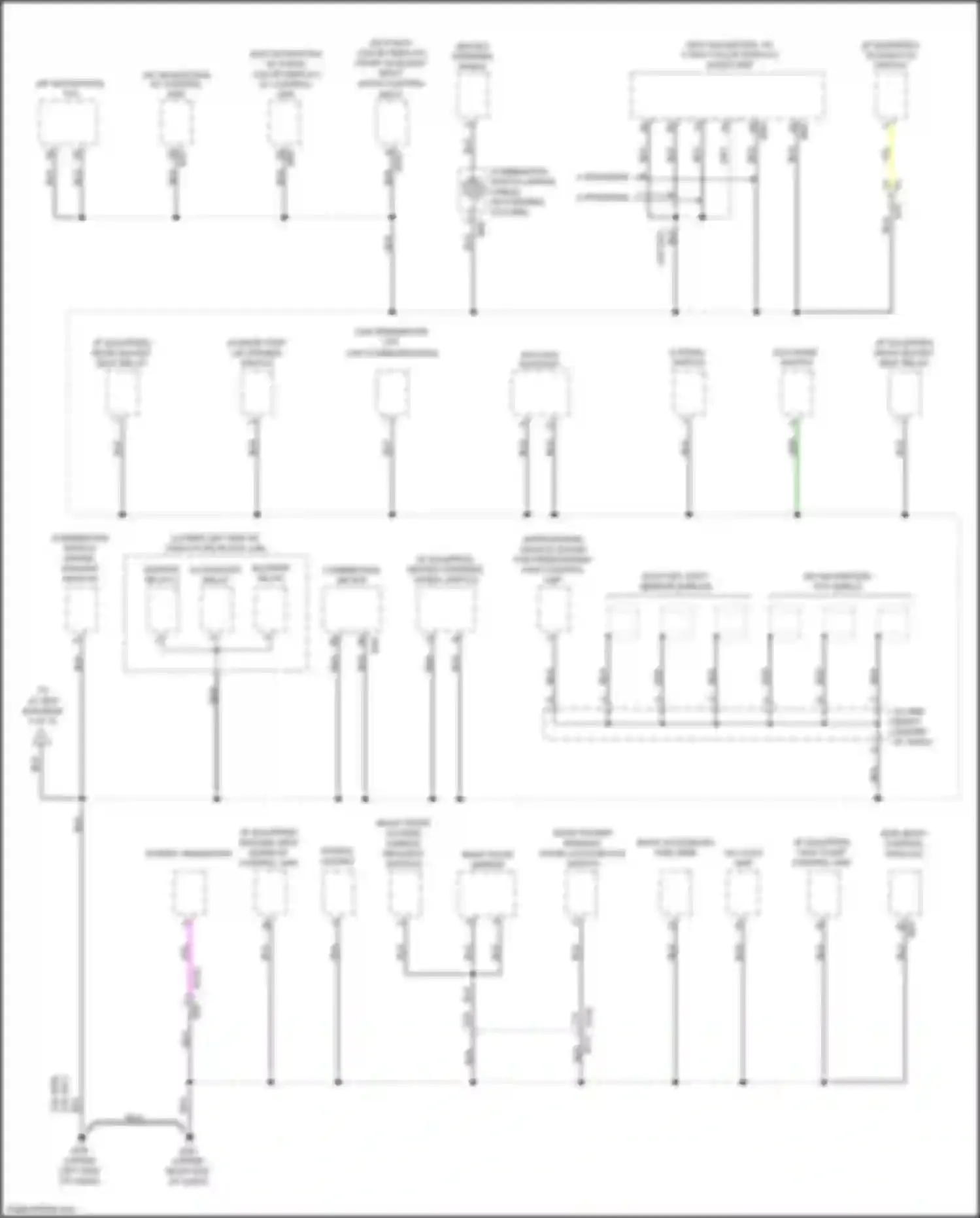 Wiring diagram combination meter for Nissan Leaf II (2017-2024) (5 of 32)