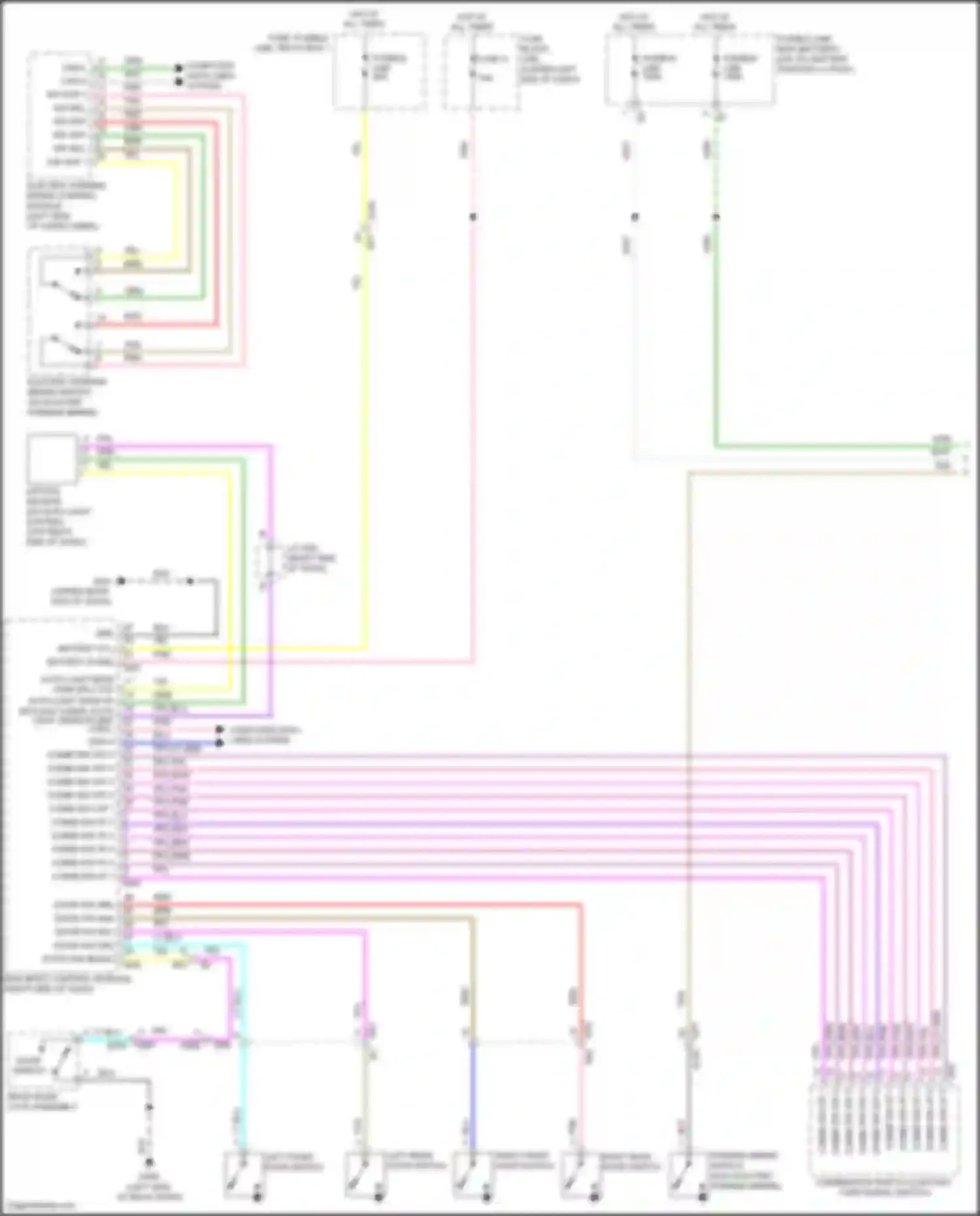 Wiring diagram computer data lines system for Nissan Leaf II (2017-2024) (14 of 55)