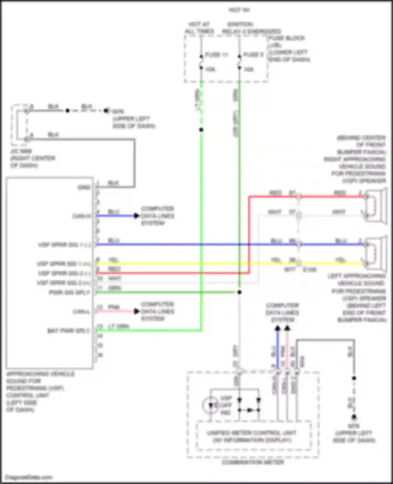 Wiring diagram computer data lines system for Nissan Leaf II (2017-2024) (55 of 55)
