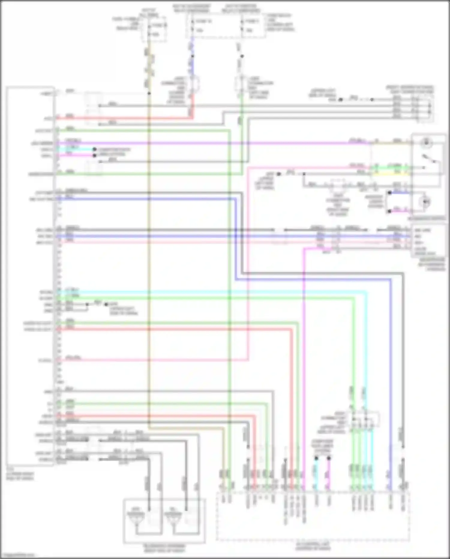 Wiring diagram fuse 19 for Nissan Leaf II (2017-2024) (5 of 5)