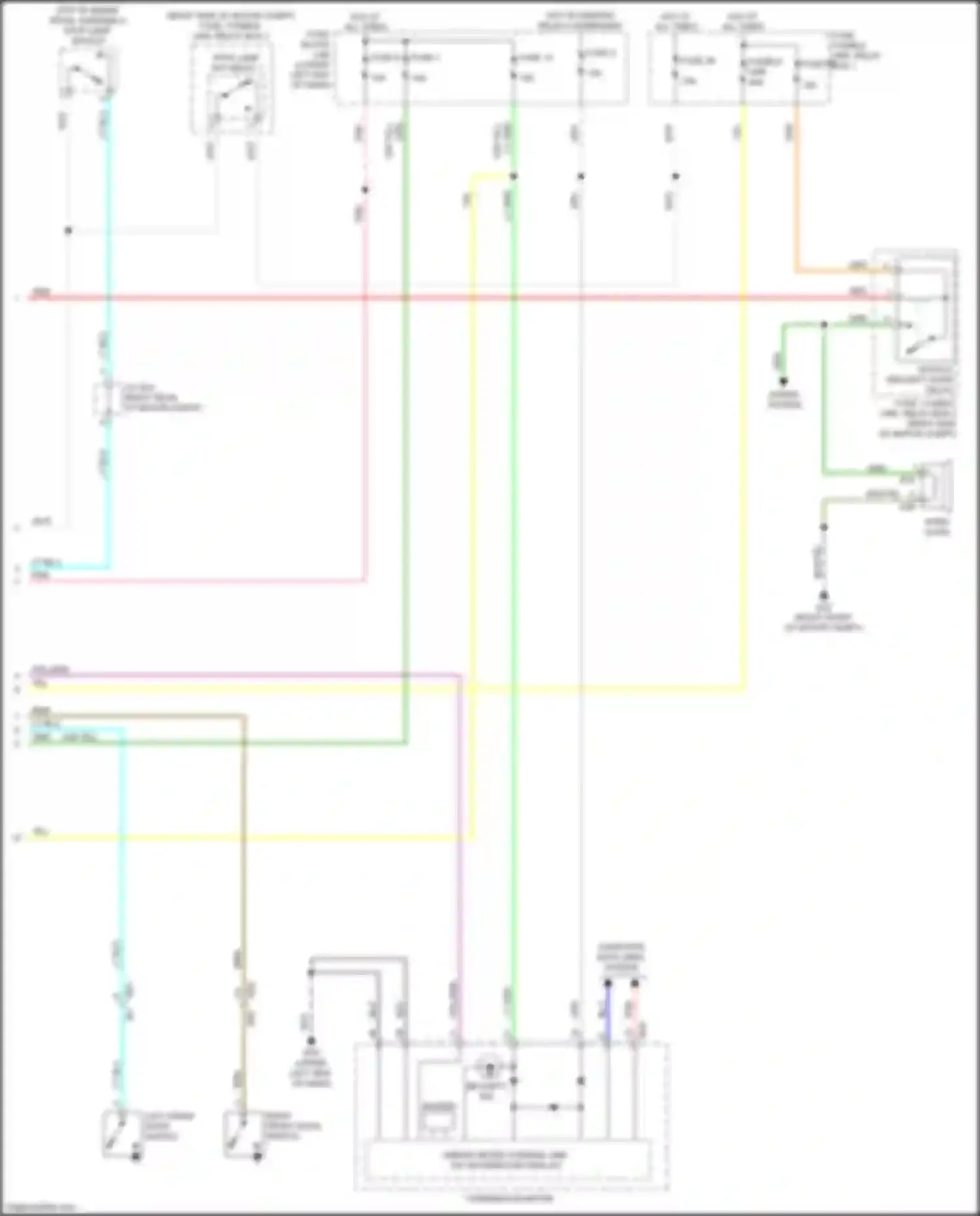Wiring diagram fuse 85 for Nissan Leaf II (2017-2024) (1 of 5)