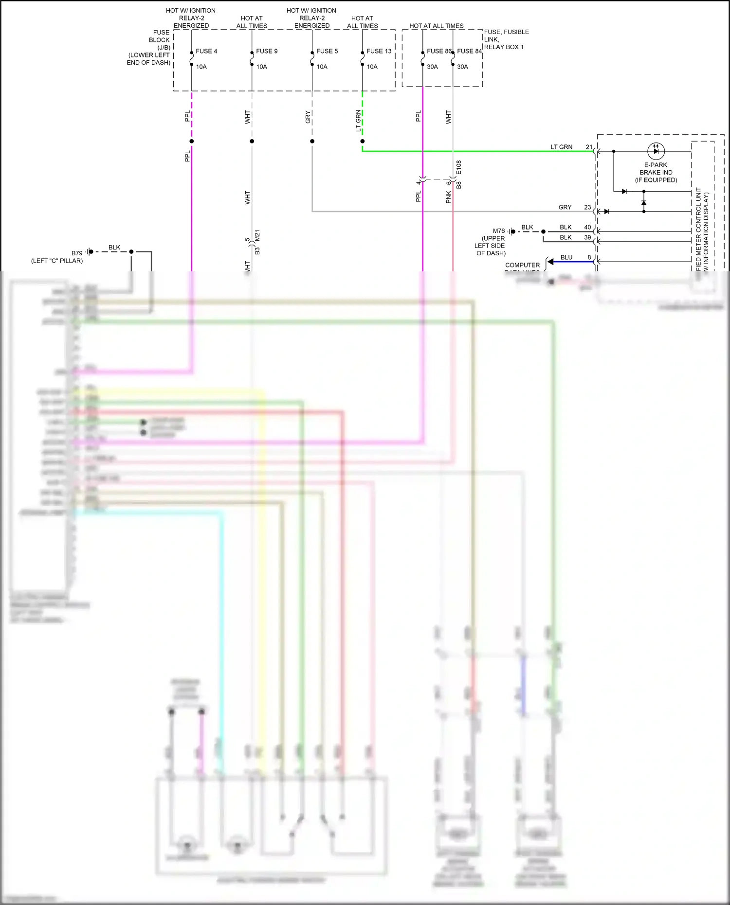 Nissan Leaf II (2017-2024) fuse 9 wiring diagram  (17 of 17)