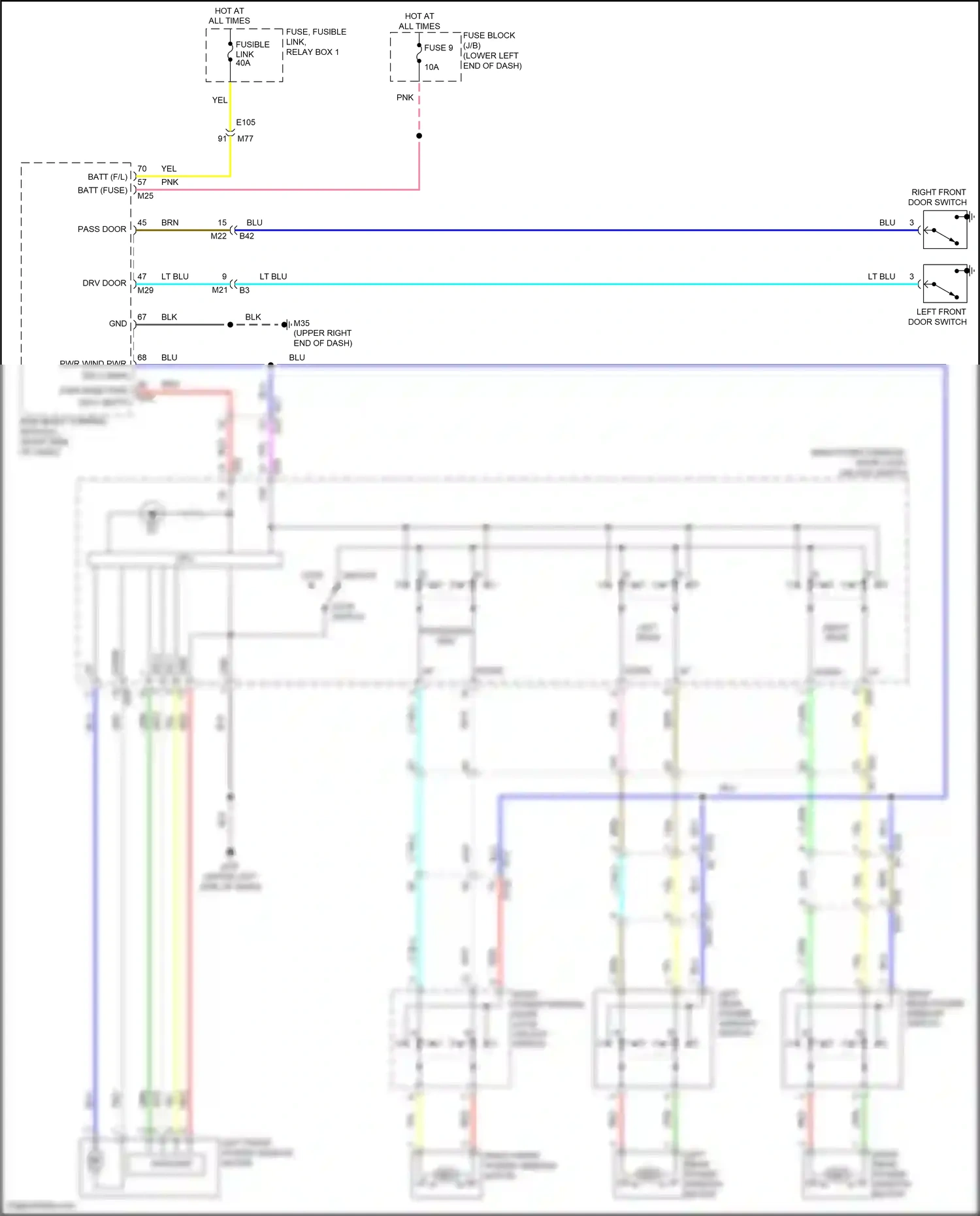 Wiring diagram gry for Nissan Leaf II (2017-2024) (10 of 70)