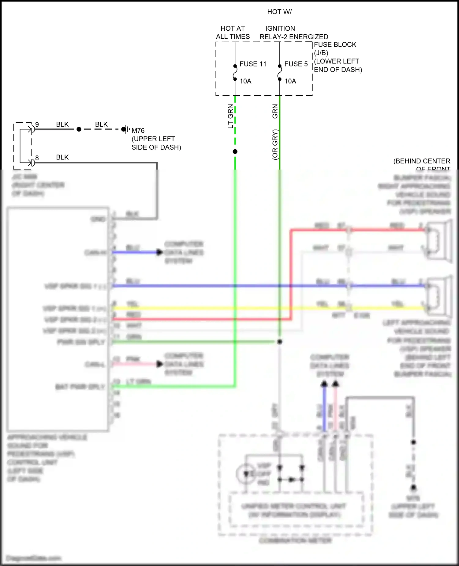 Wiring diagram gry for Nissan Leaf II (2017-2024) (70 of 70)