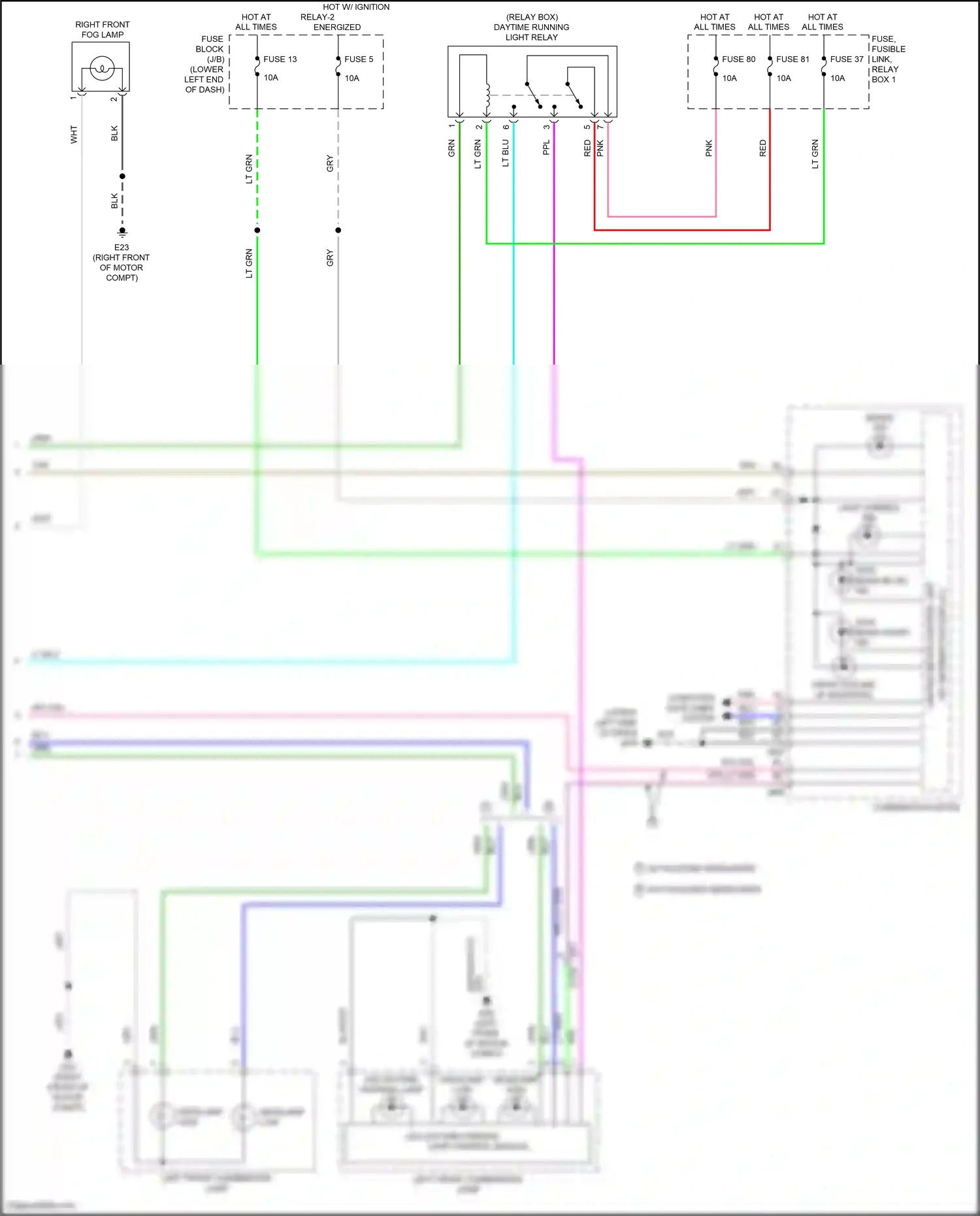 Wiring diagram gry for Nissan Leaf II (2017-2024) (17 of 70)