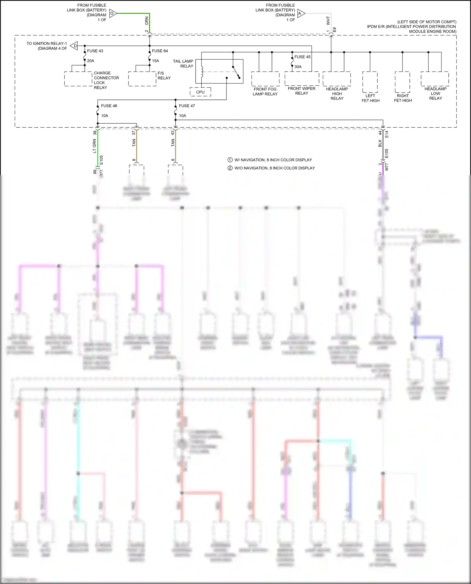 Wiring diagram gry for Nissan Leaf II (2017-2024) (28 of 70)