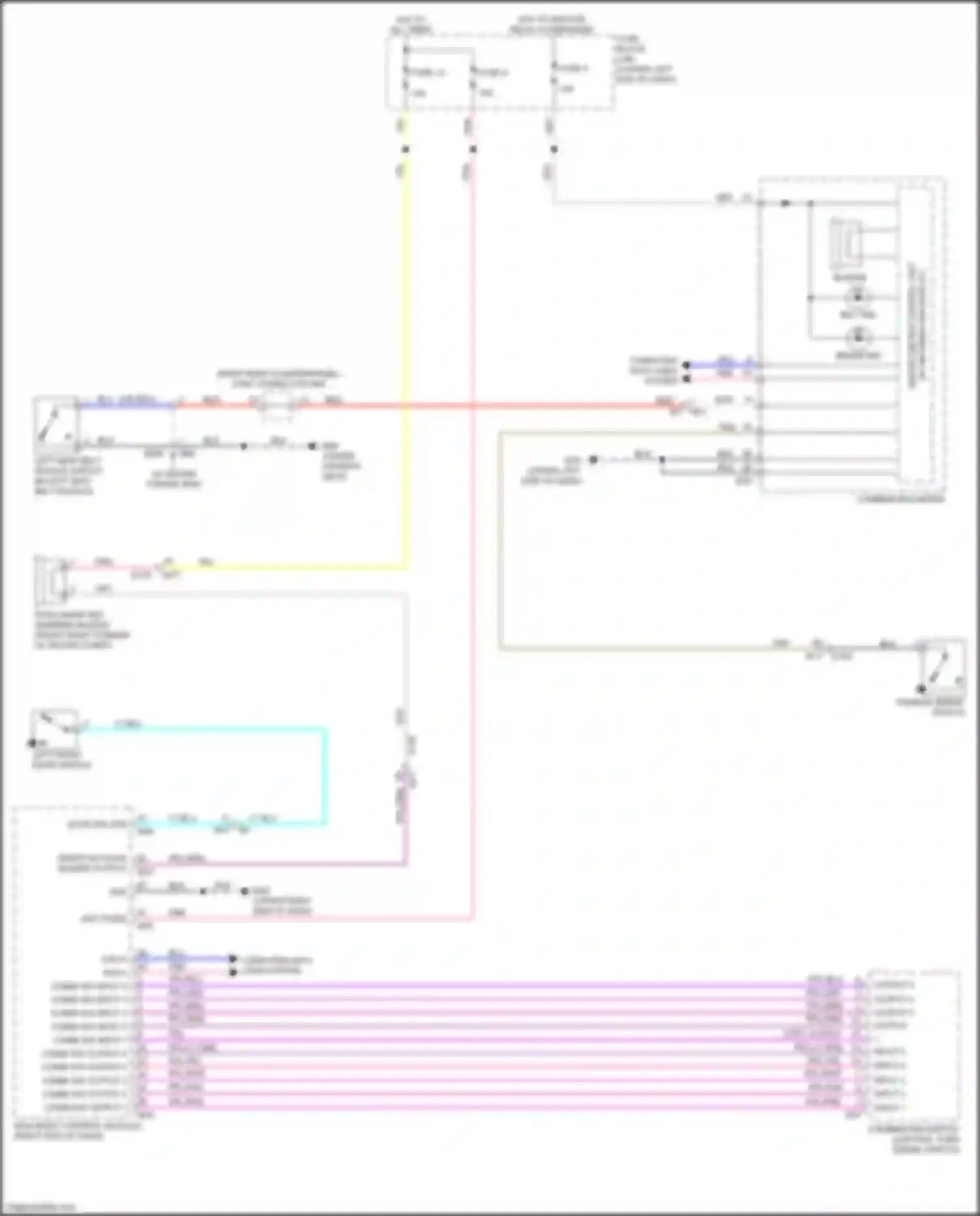 Wiring diagram output 4 for Nissan Leaf II (2017-2024) (1 of 3)