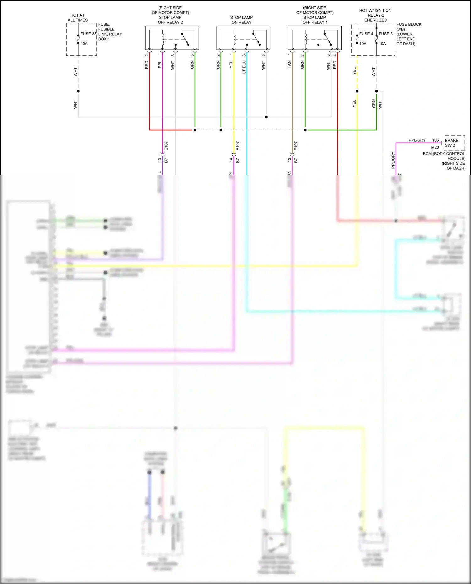 Wiring diagram ppl/lt blu for Nissan Leaf II (2017-2024) (13 of 19)